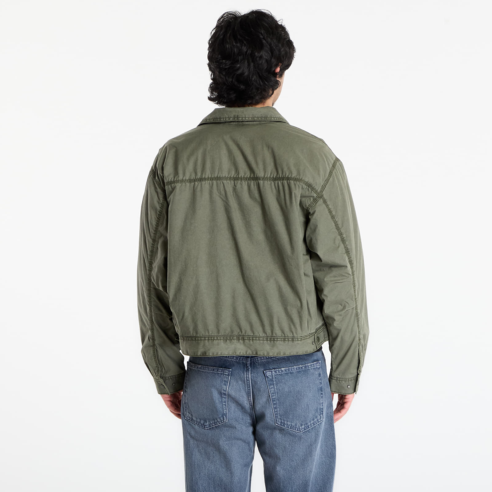 Herrenjacken Vans Cotton Poplin Station Jacket Obsidian