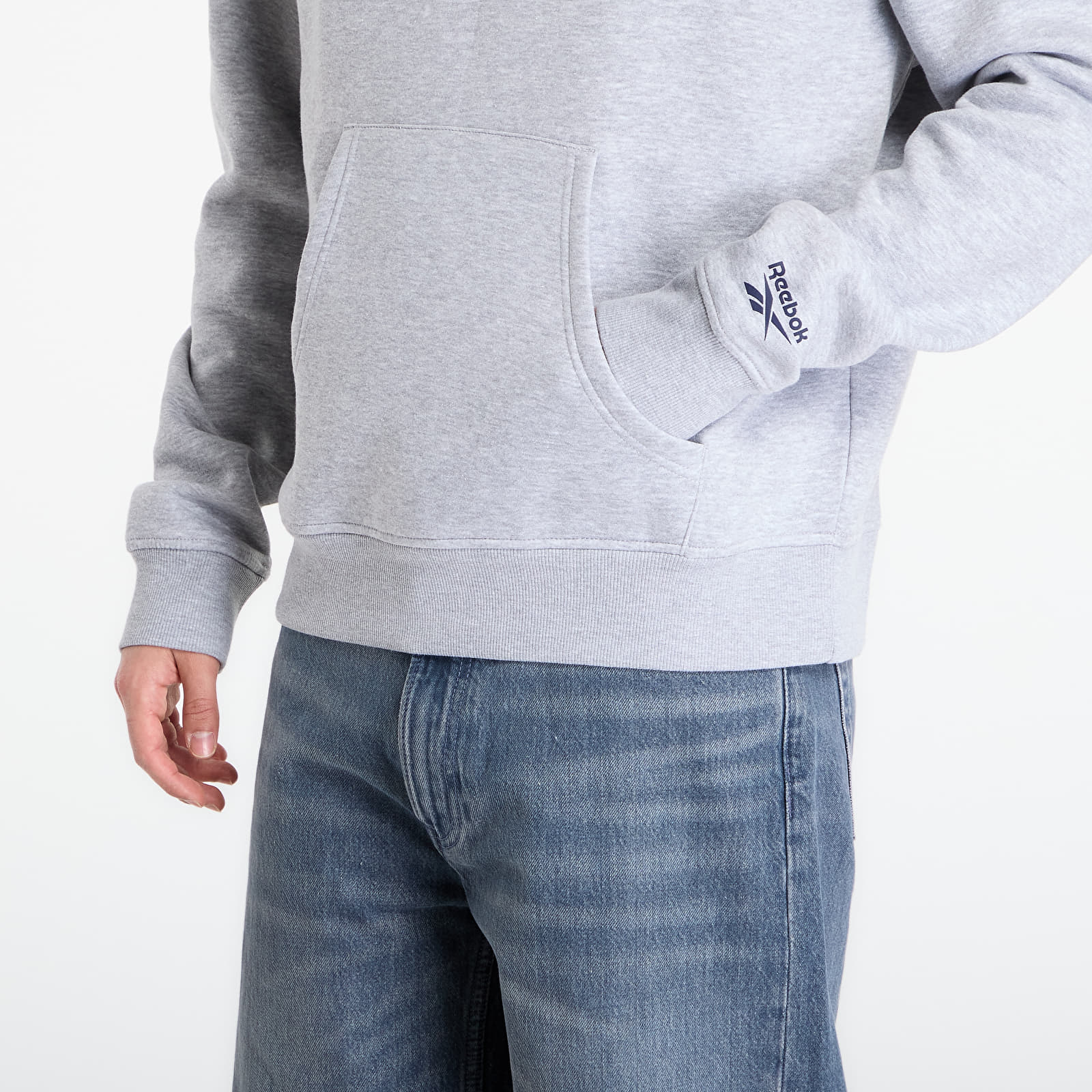 Meeste kampsunid Reebok Freshman Hoodie Athletic Grey Marl