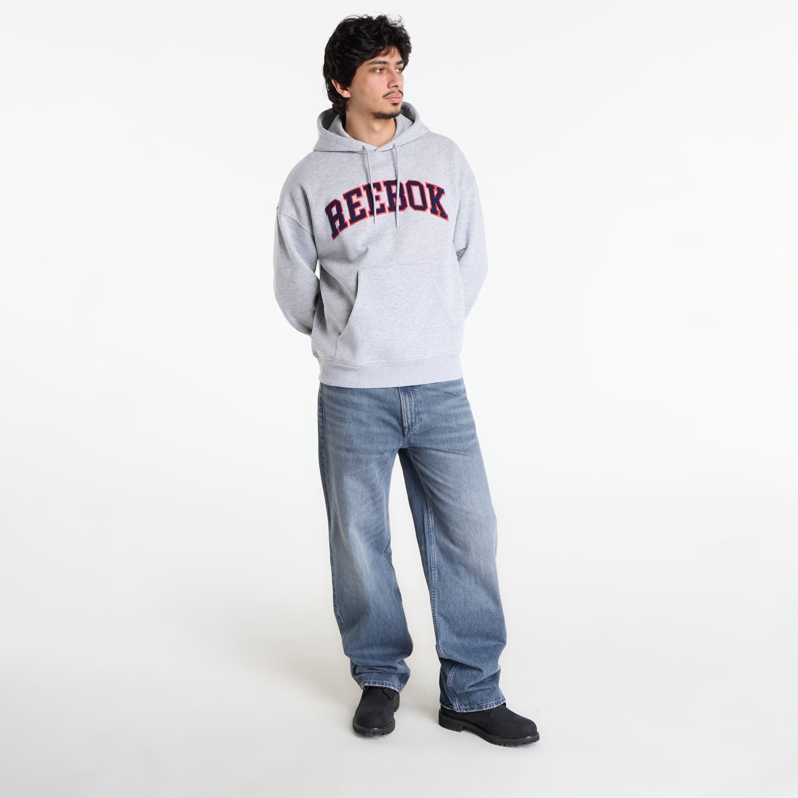 Meeste kampsunid Reebok Freshman Hoodie Athletic Grey Marl