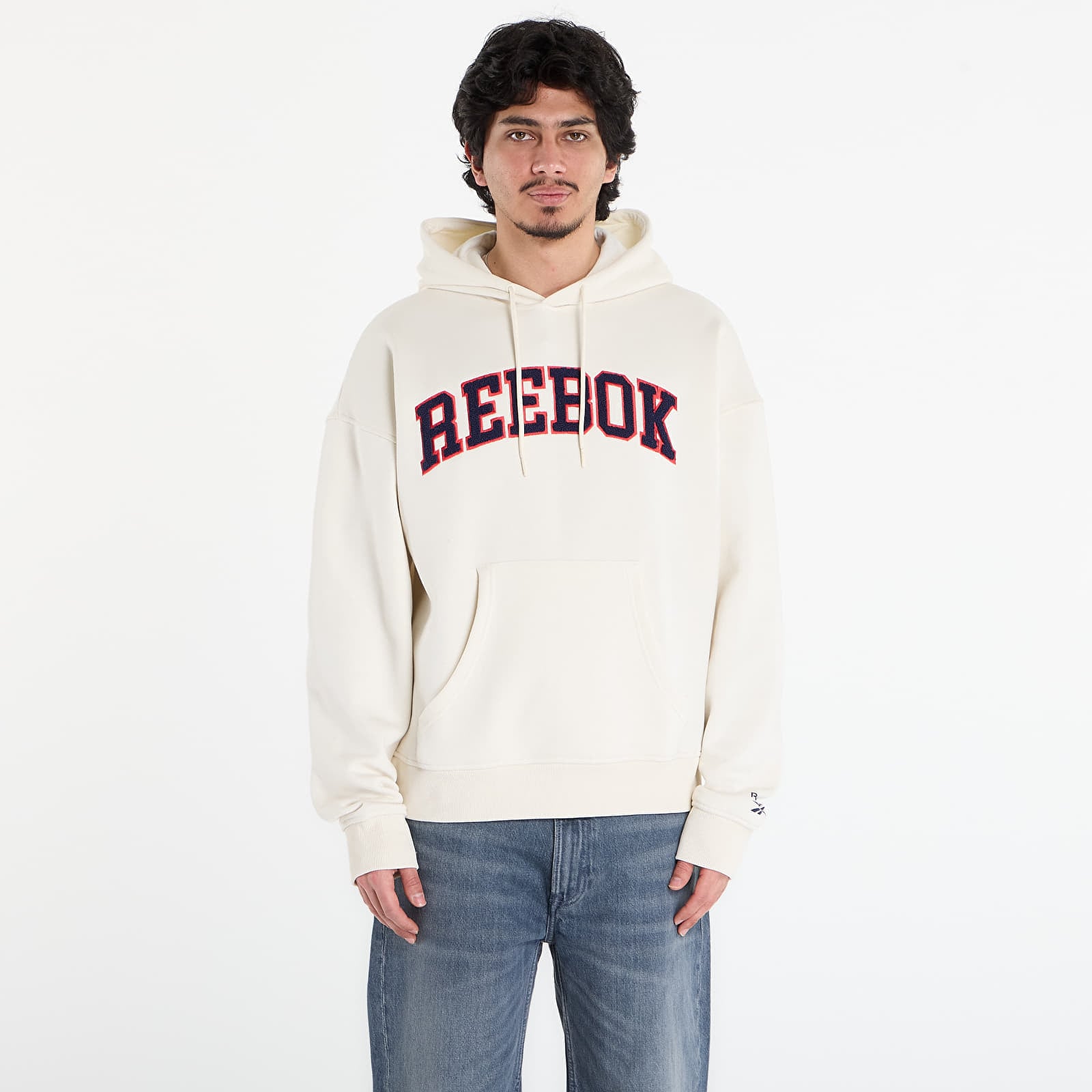 Sweatshirt Reebok Freshman Hoodie Vintage Chalk M