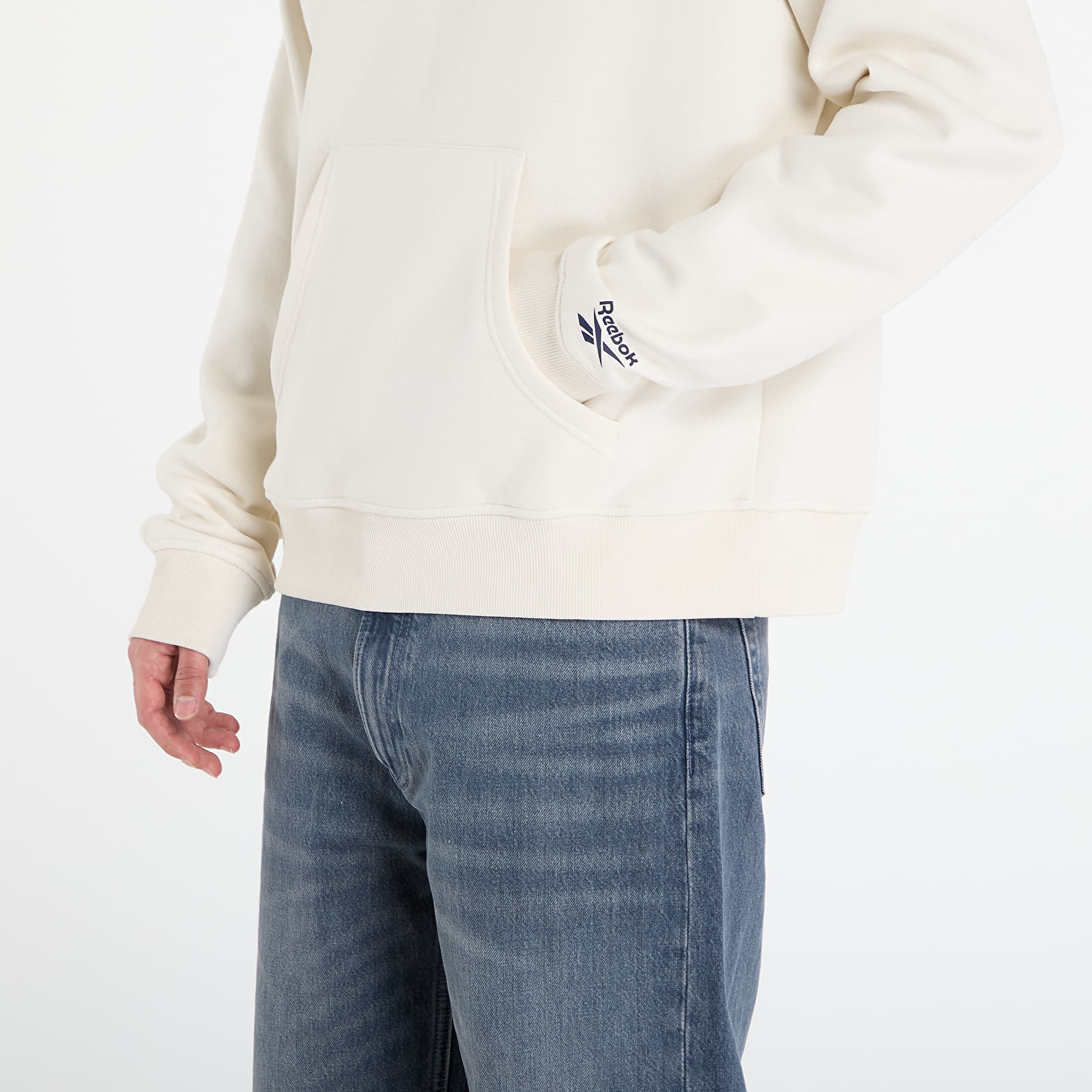 Meeste kampsunid Reebok Freshman Hoodie Vintage Chalk