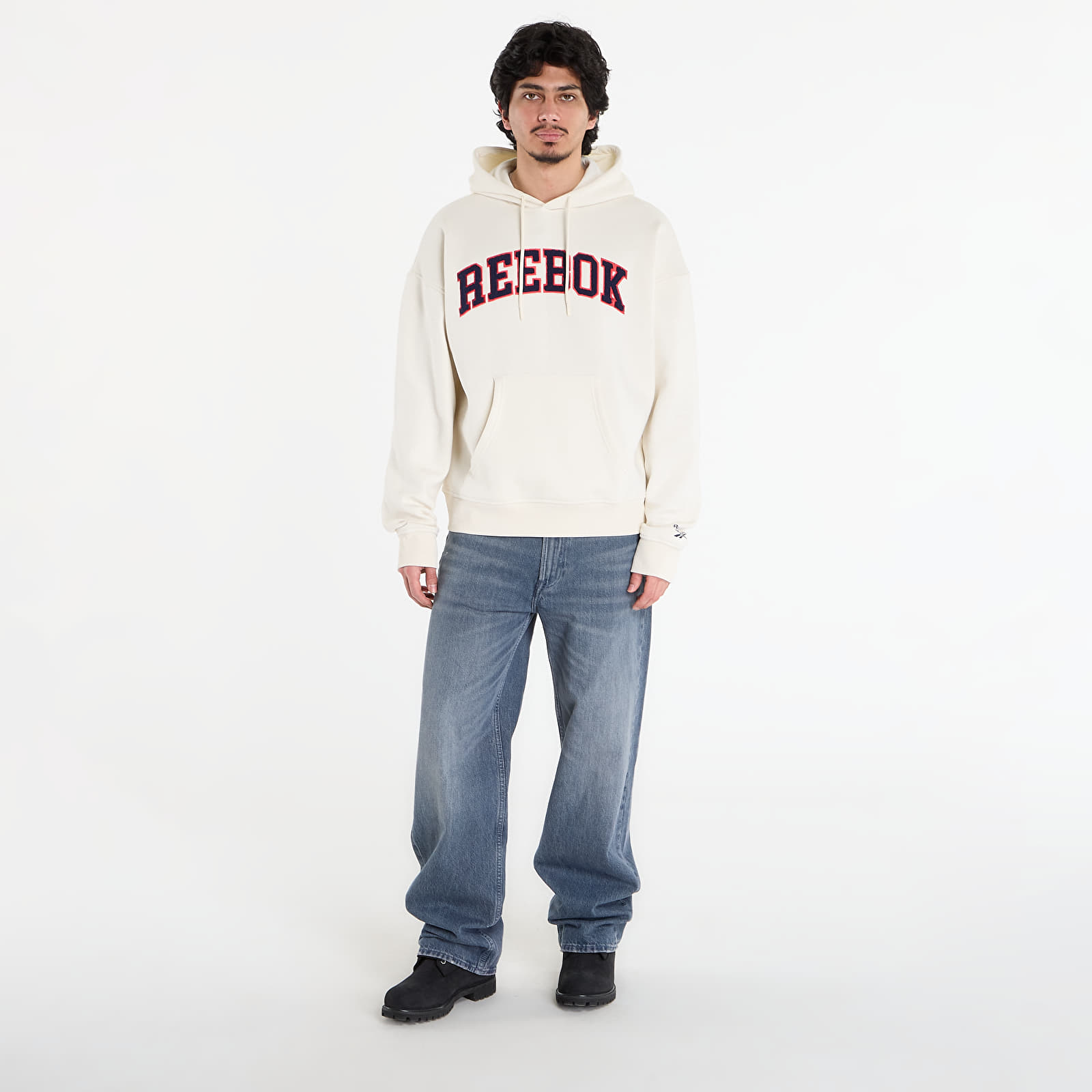 Meeste kampsunid Reebok Freshman Hoodie Vintage Chalk