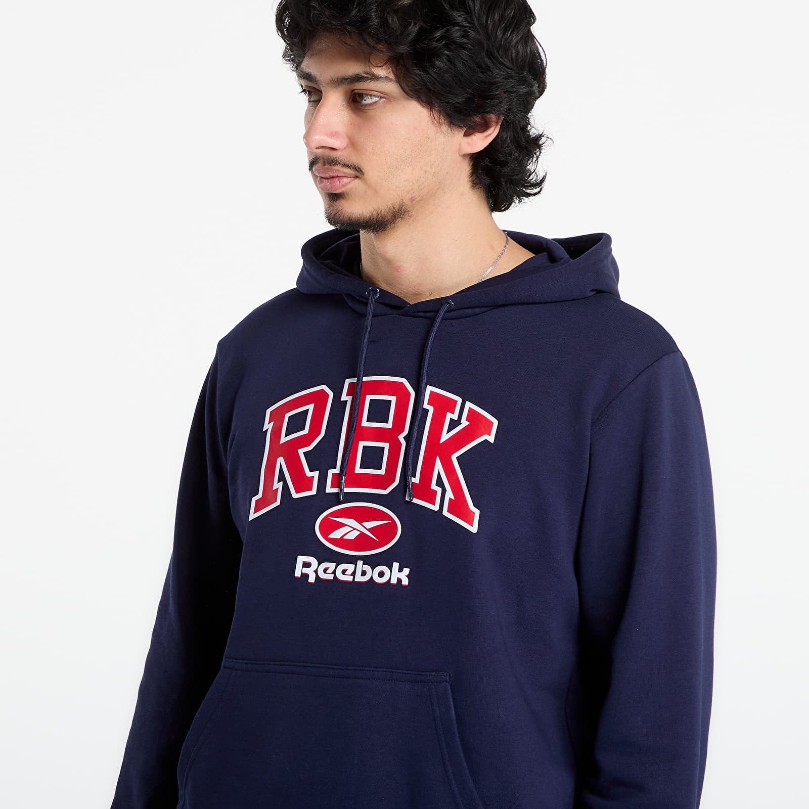 Vīriešu džemperi Reebok Collegiate Hoodie Vector Navy