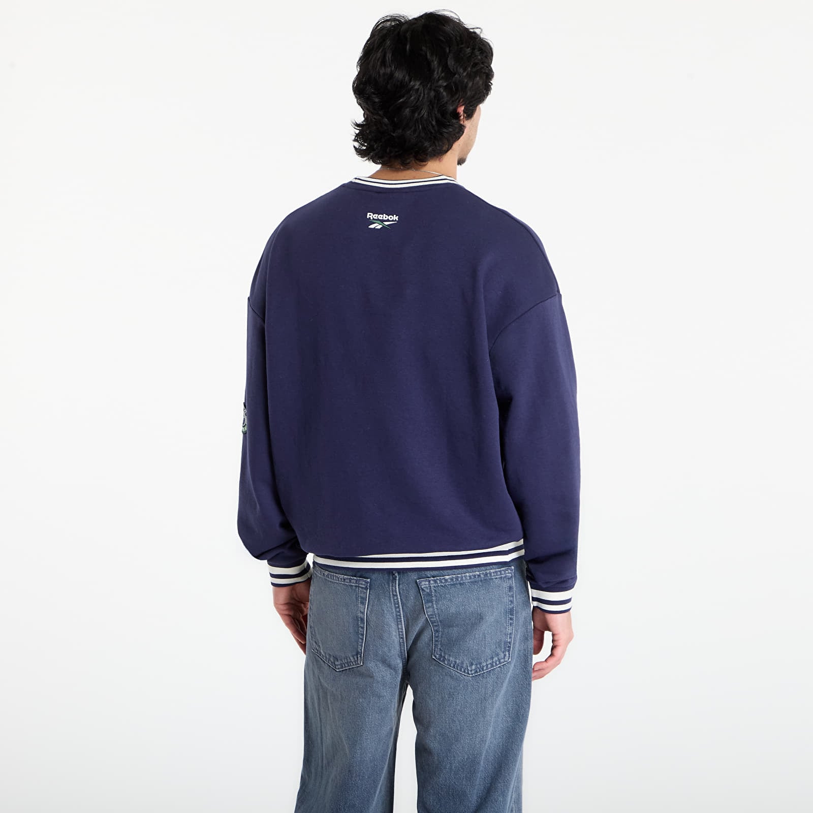 Vīriešu džemperi Reebok Lawn Club Crew Sweat Vector Navy