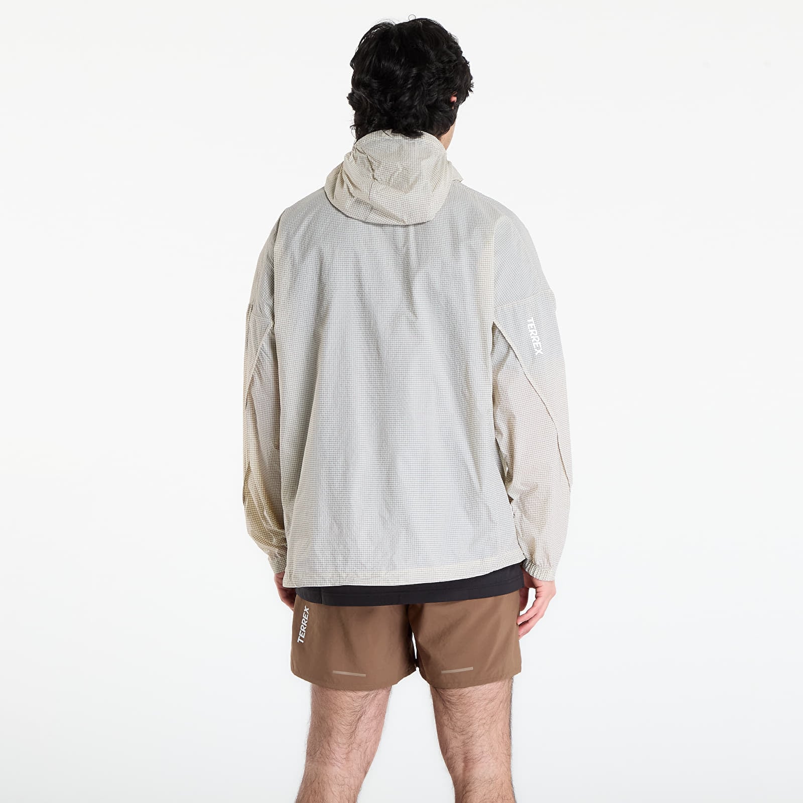 Men's jackets adidas Xpl Wind Anorak Wonder Aluminium/ Brown Oxide