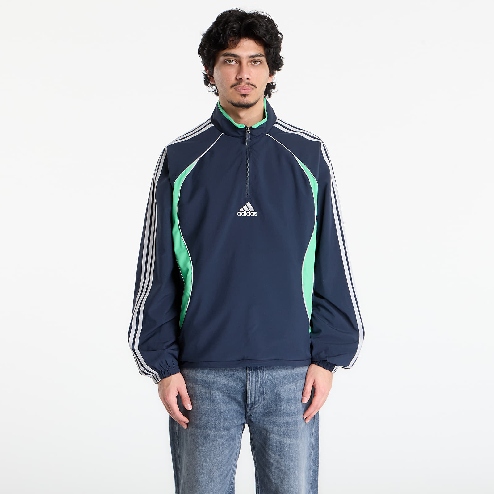 Herren-Sweatshirts adidas Teamgeist Half Zip Sweatshirt Aurora Ink