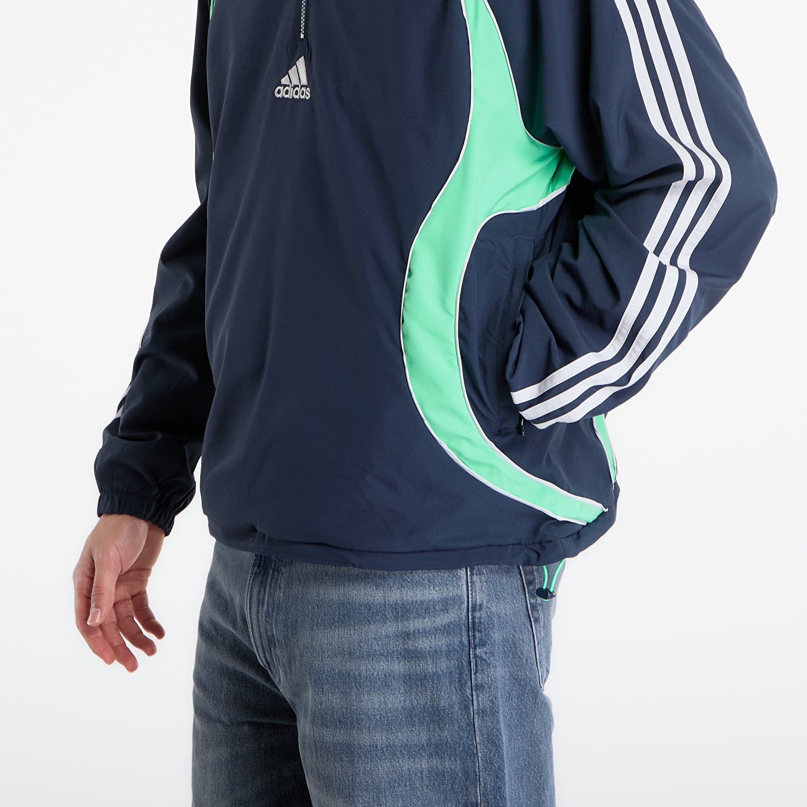 Herren-Sweatshirts adidas Teamgeist Half Zip Sweatshirt Aurora Ink