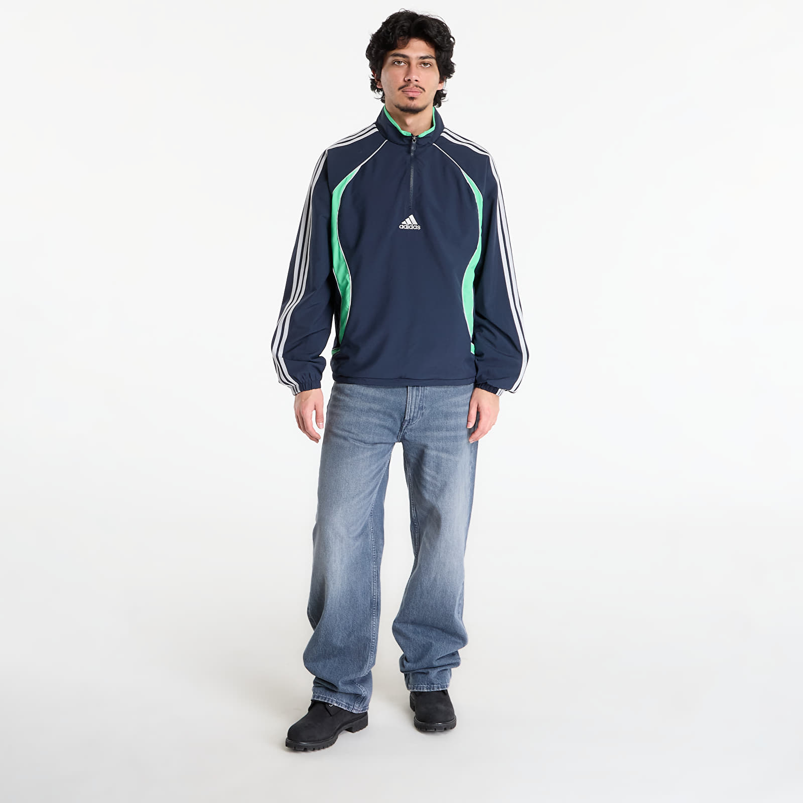 Herren-Sweatshirts adidas Teamgeist Half Zip Sweatshirt Aurora Ink