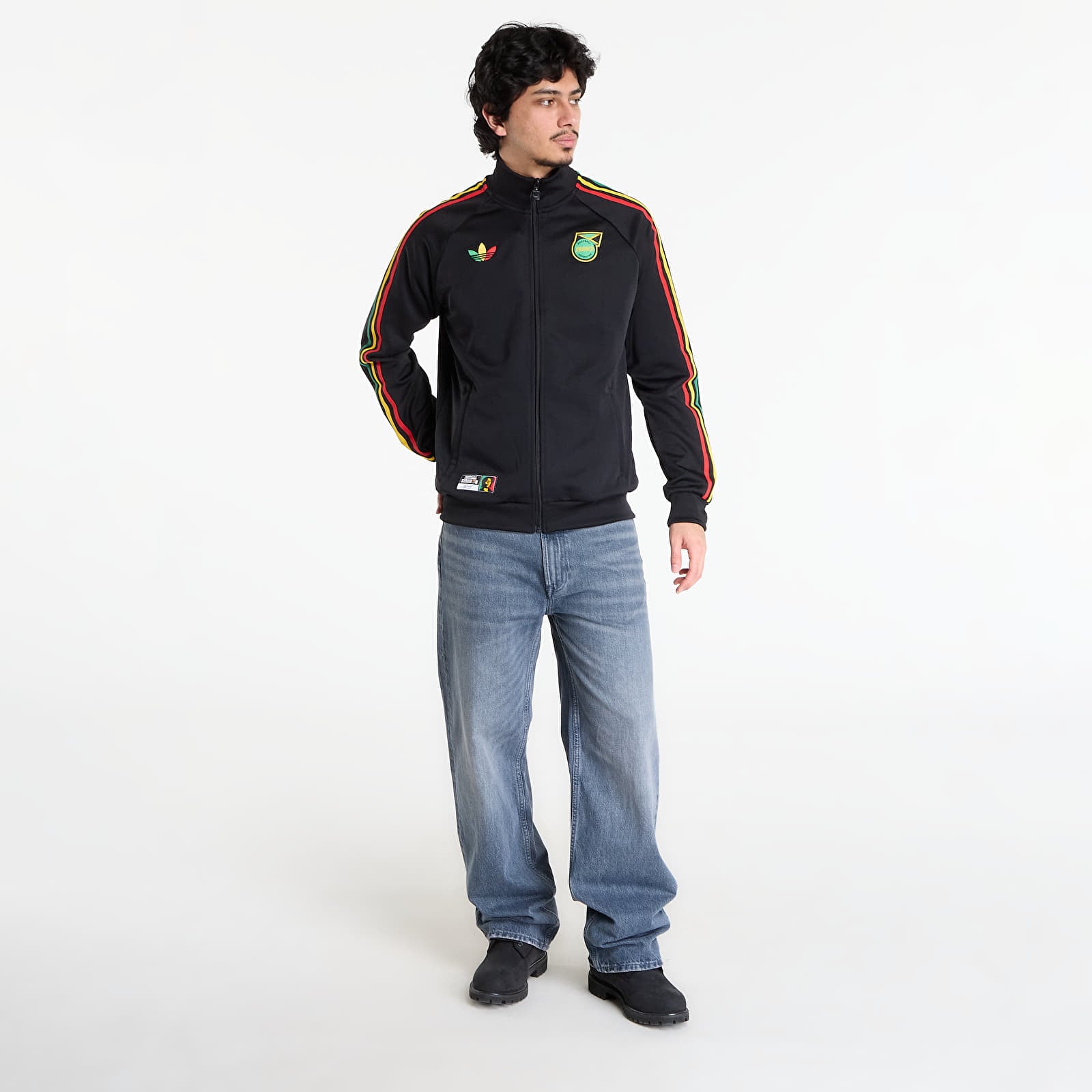 Pánské mikiny adidas Jff Og Tt Black