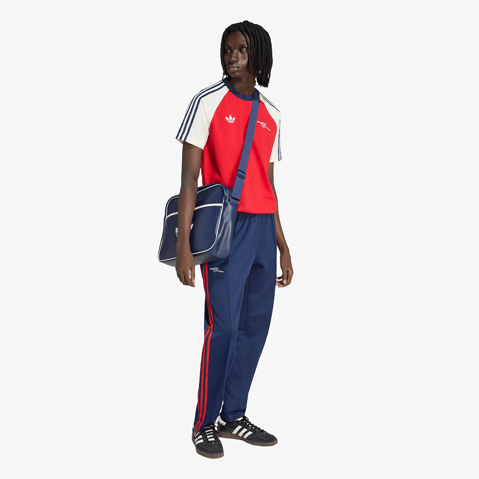 Pánská trička adidas Afc Og Tee Better Scarlet/ Off White