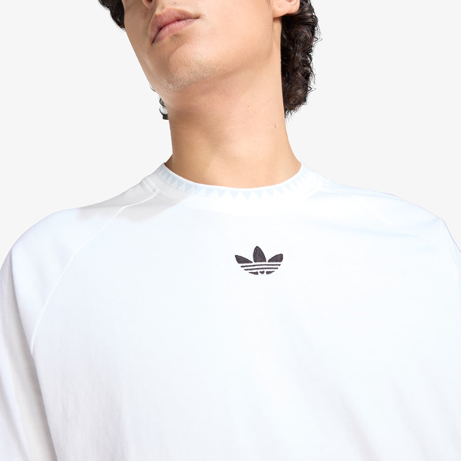 Pánske tričká adidas Chest Str Ss T White