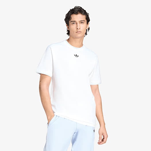 Tričko adidas Chest Str Ss T White