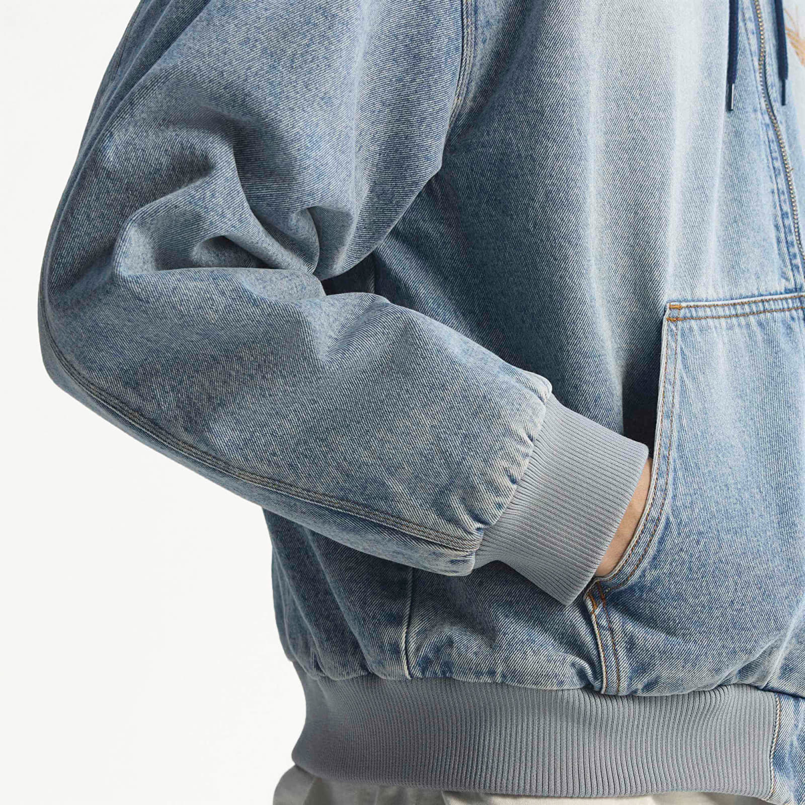 Bundy adidas Denim Padded Jacket Indigo Denim