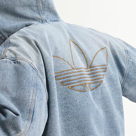 adidas Denim Padded Jacket Indigo Denim | Queens