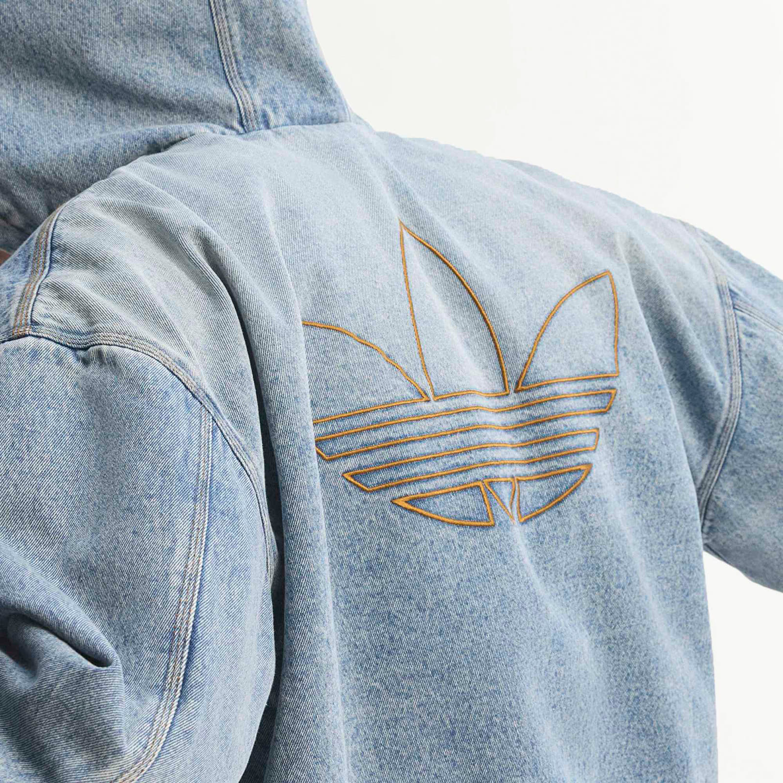 Bundy adidas Denim Padded Jacket Indigo Denim