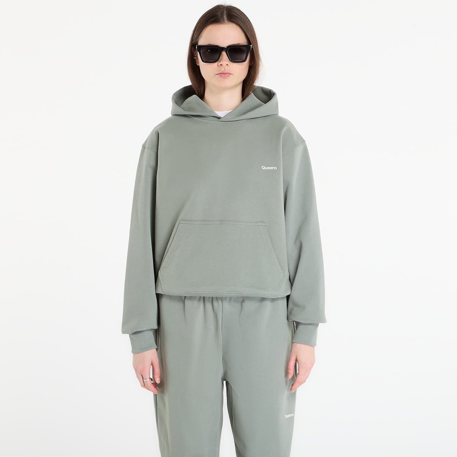 Φούτερ Queens Women's Sweats Essential Hoodie Leaf L