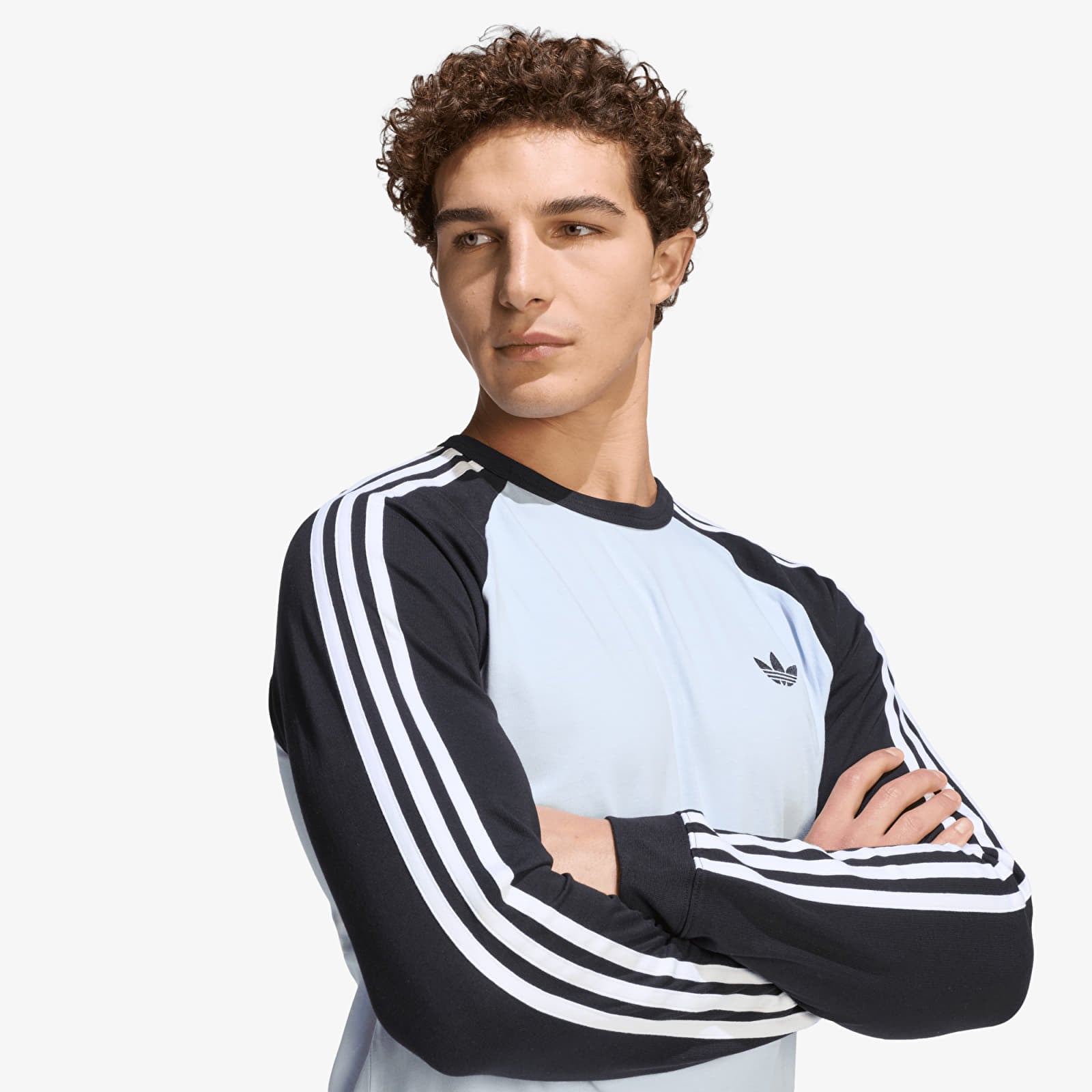 Pánske tričká adidas 3S Ls Tee Crsk