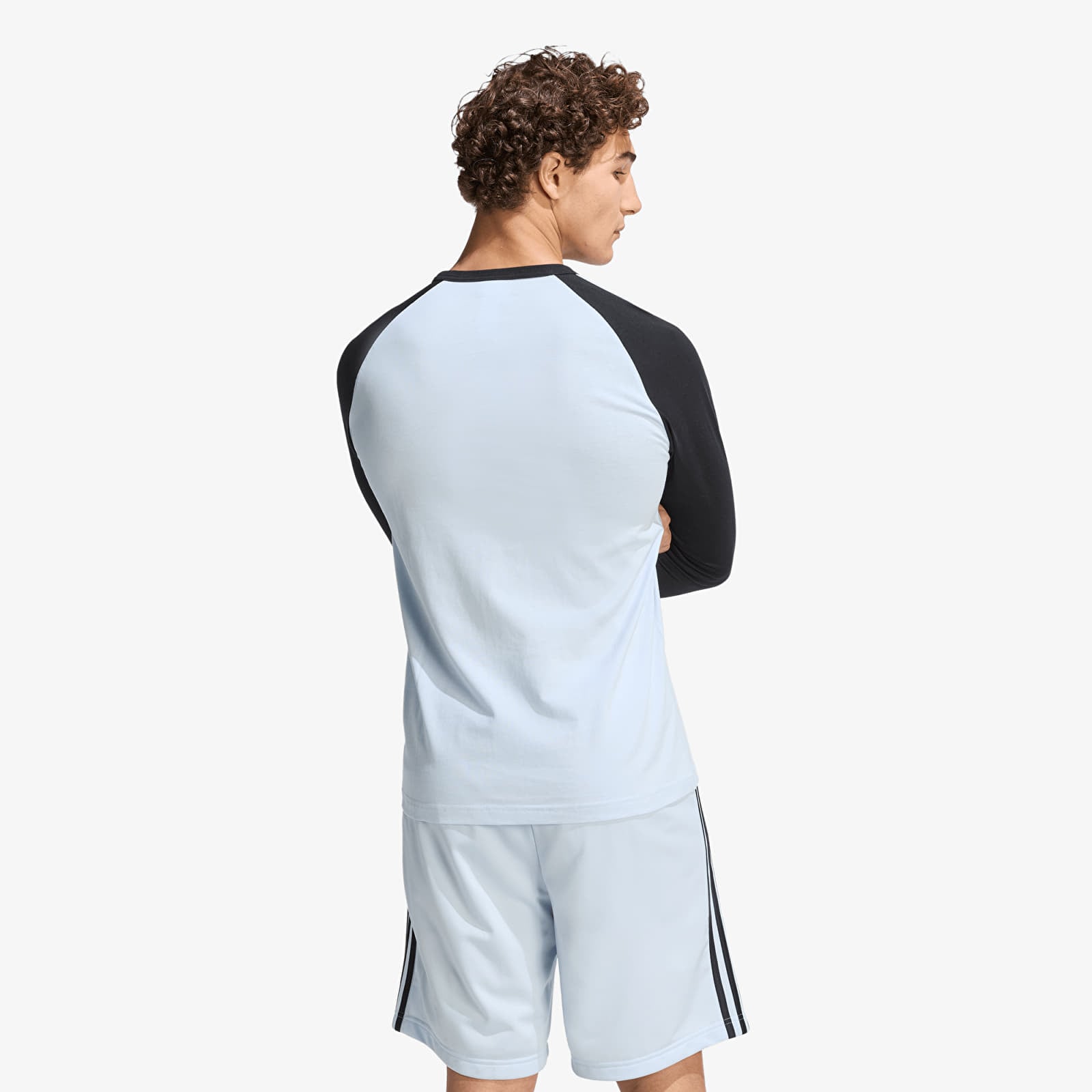 Pánske tričká adidas 3S Ls Tee Crsk