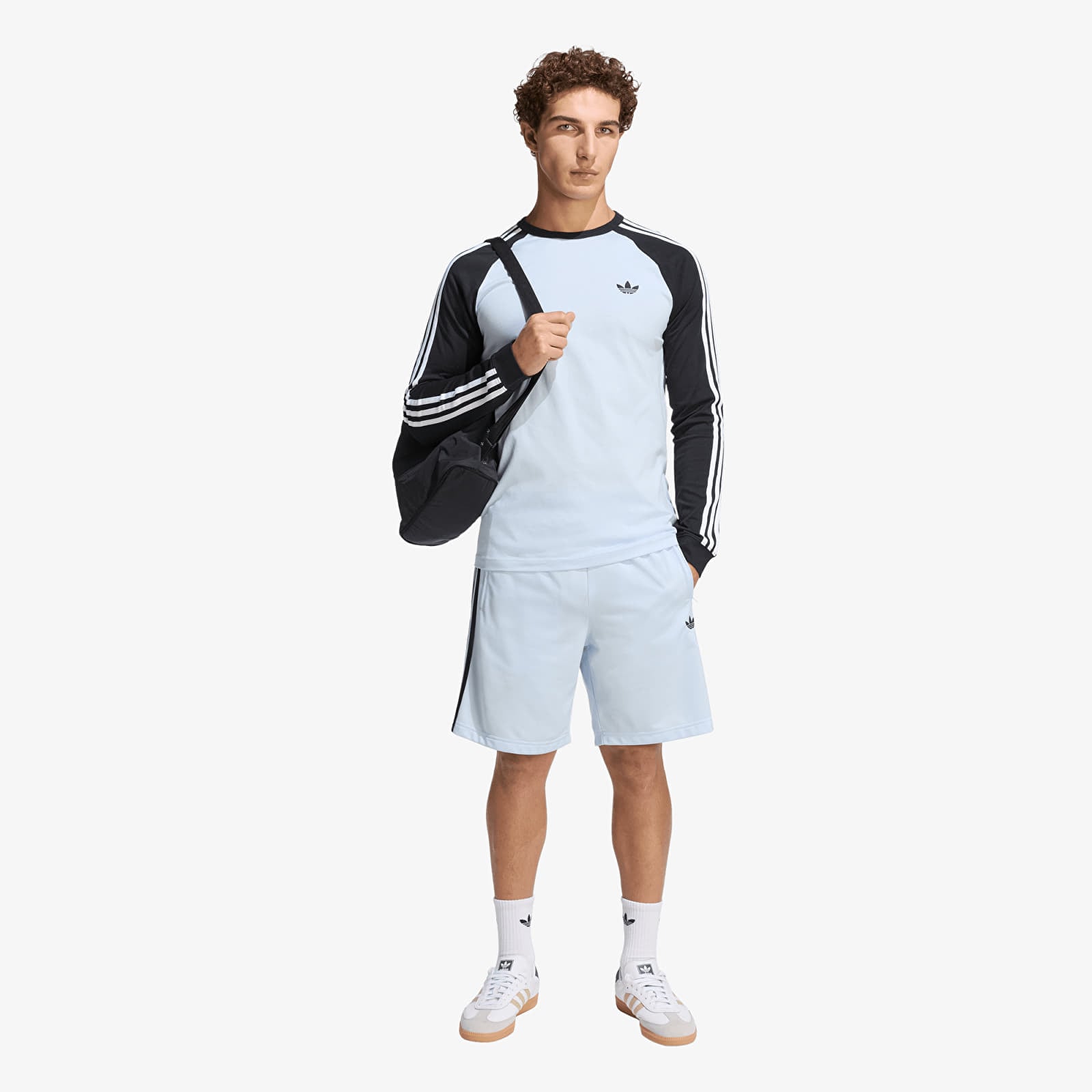 Pánske tričká adidas 3S Ls Tee Crsk