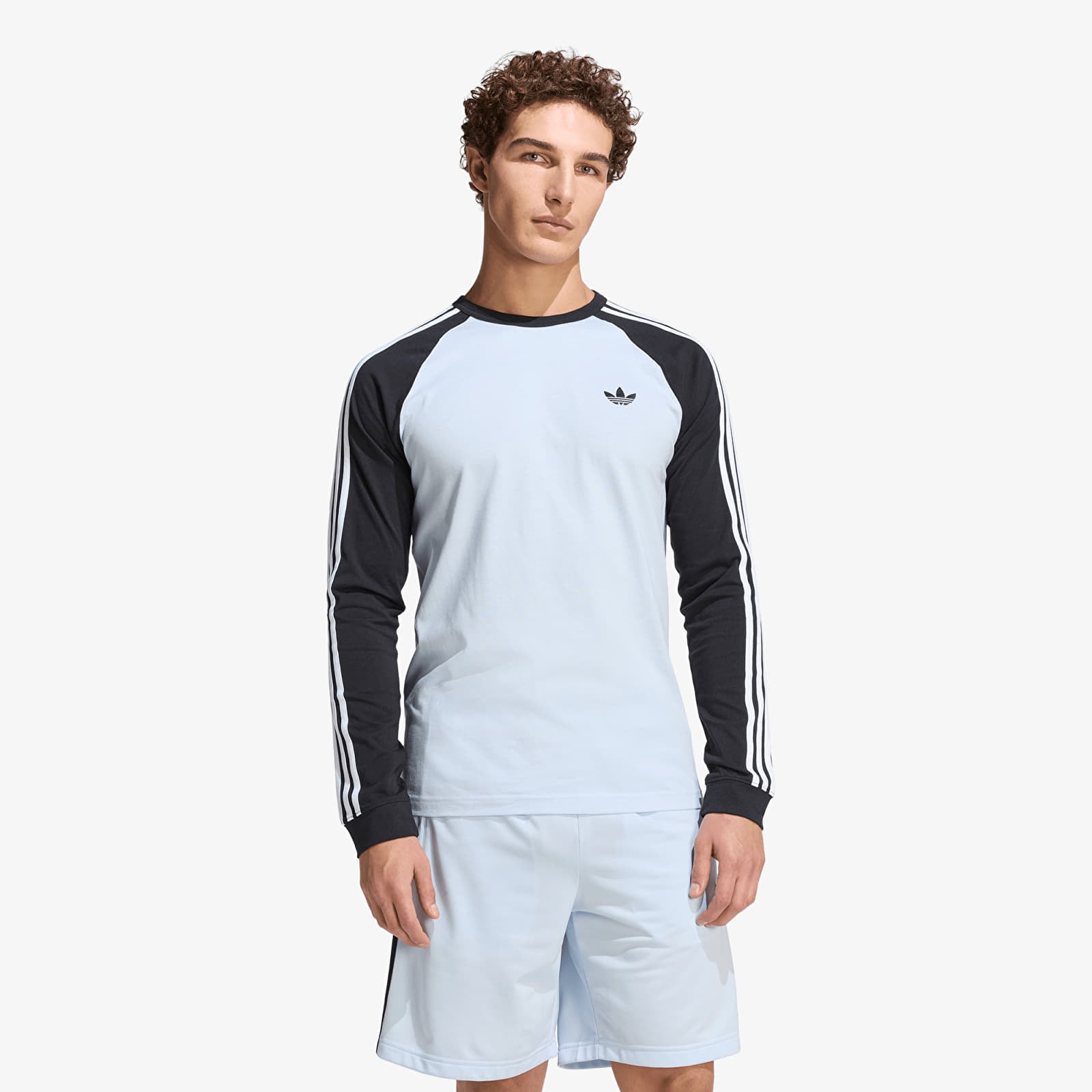 Pánske tričká adidas 3S Ls Tee Crsk