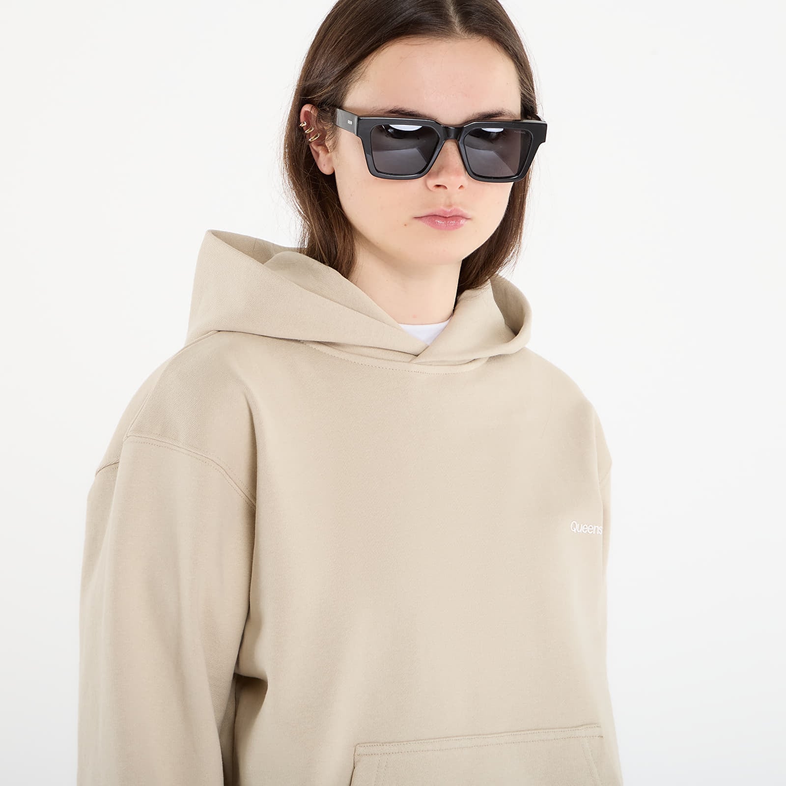 Hoodies and sweatshirts  Queens Women's Sweats Essential Hoodie Sand