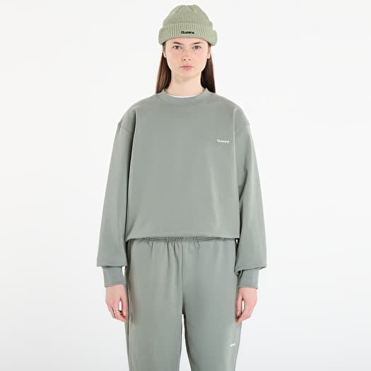 Džemperis Queens Women's Sweats Essential Crewneck Leaf