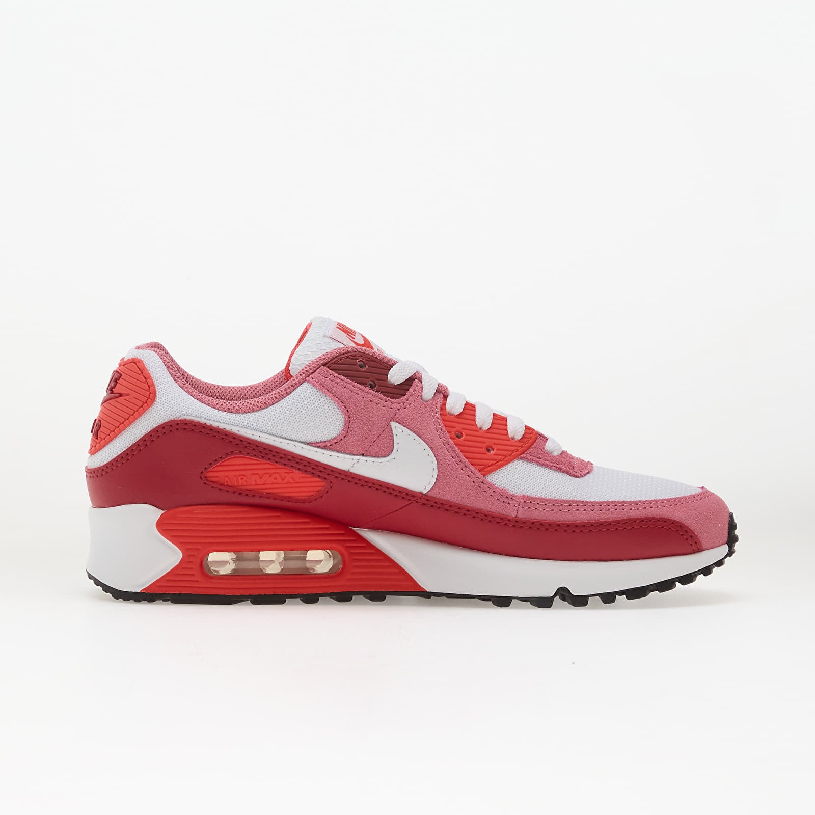 Men's sneakers and shoes Nike Air Max 90 Peony/ White-Lt Crimson-Team Crimson