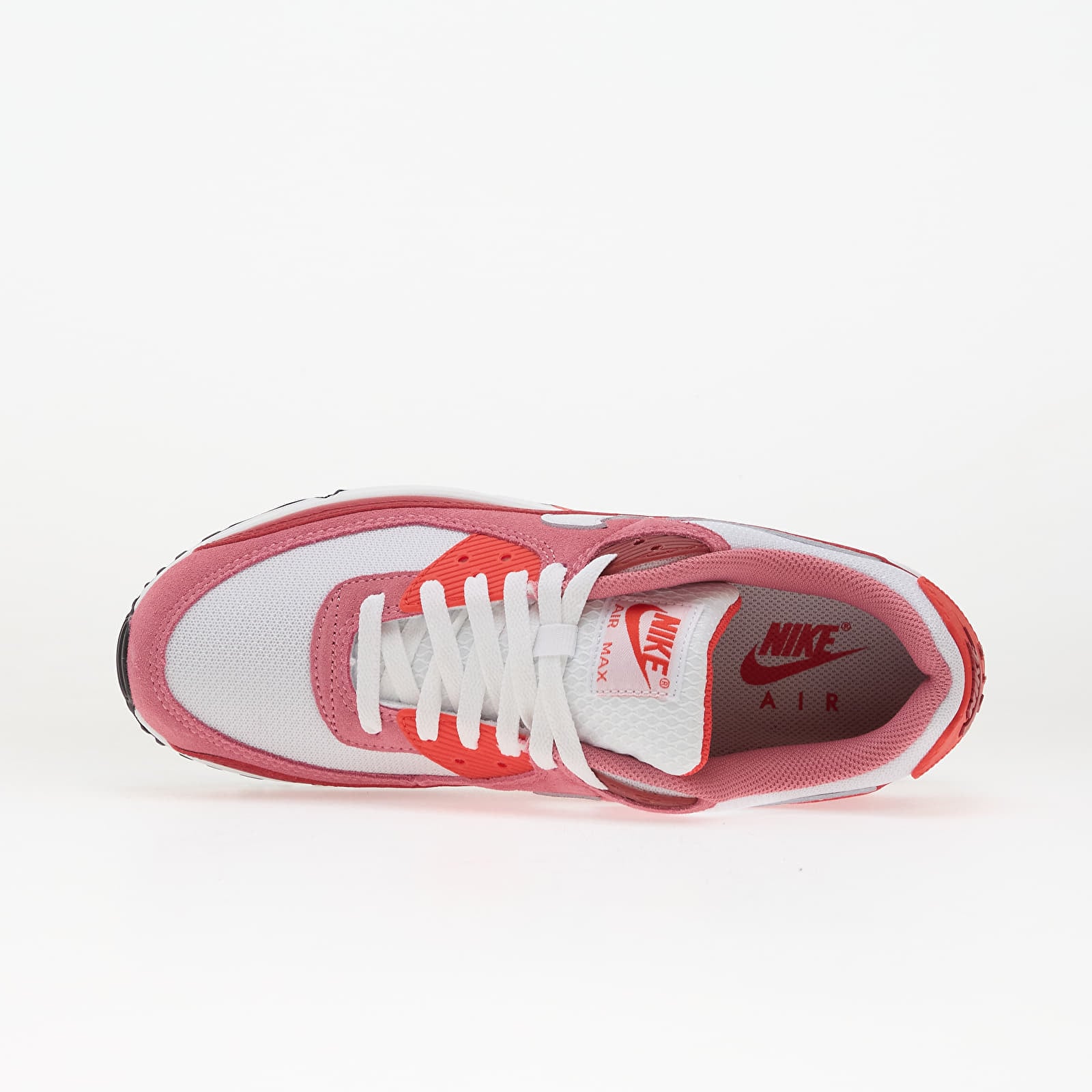 Men's sneakers and shoes Nike Air Max 90 Peony/ White-Lt Crimson-Team Crimson