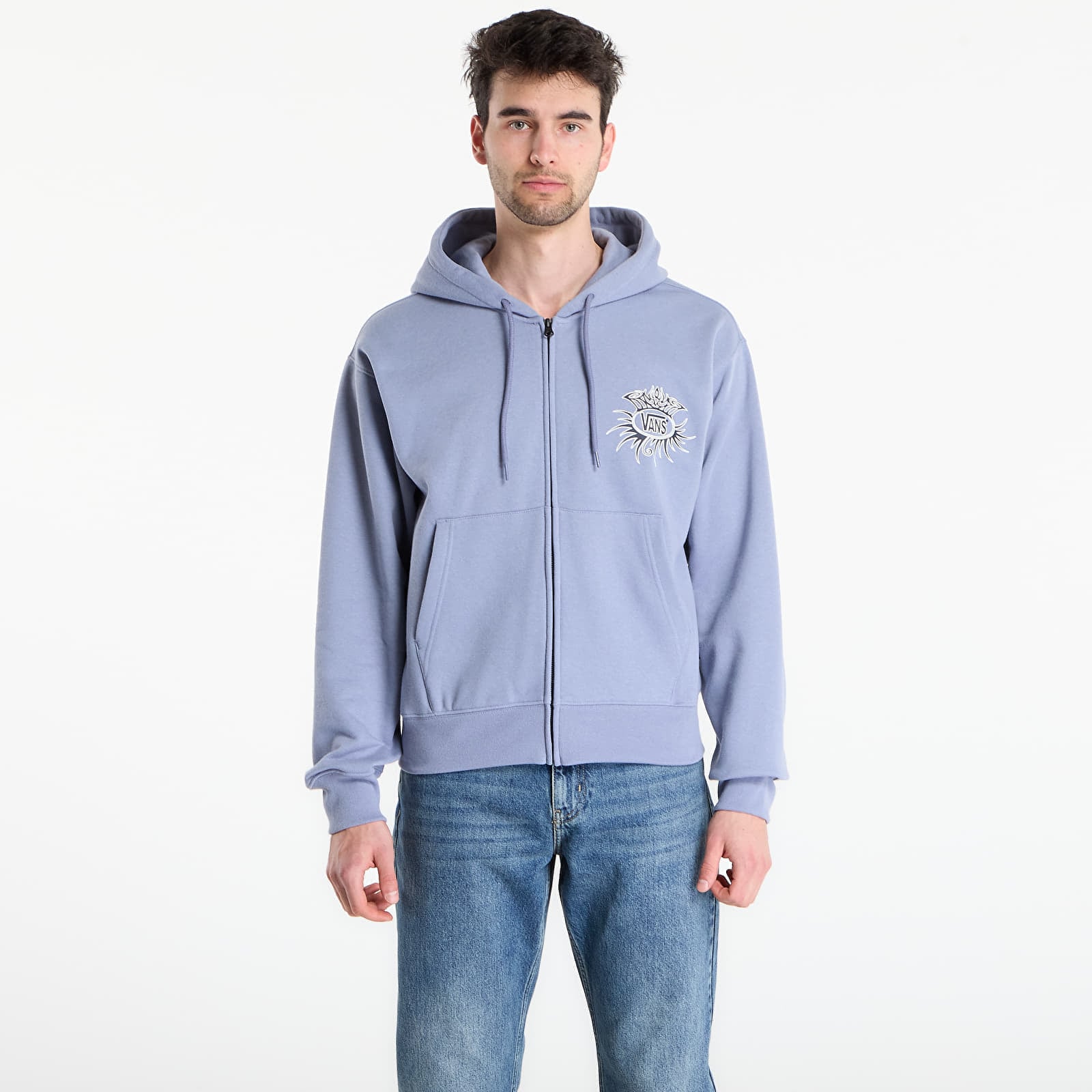 Суитшърт Vans Torched Full Zip Glacial Slate XL