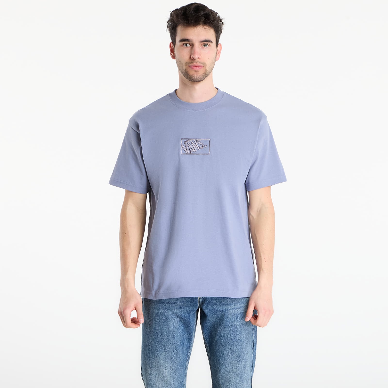 T-shirt Vans Blocked Box Loose SS Tee Glacial Slate XL