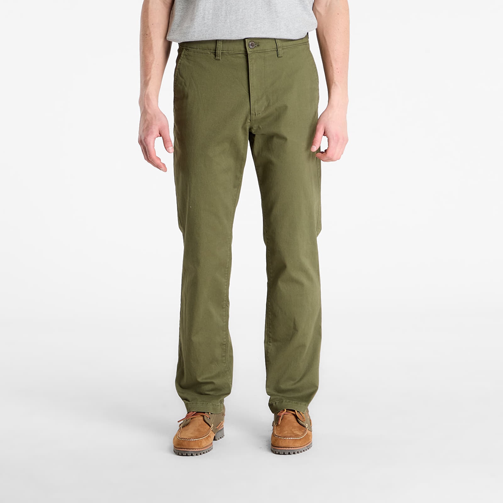 Pants GAP V-Essential Khaki Straight Fit Olive W32/L32