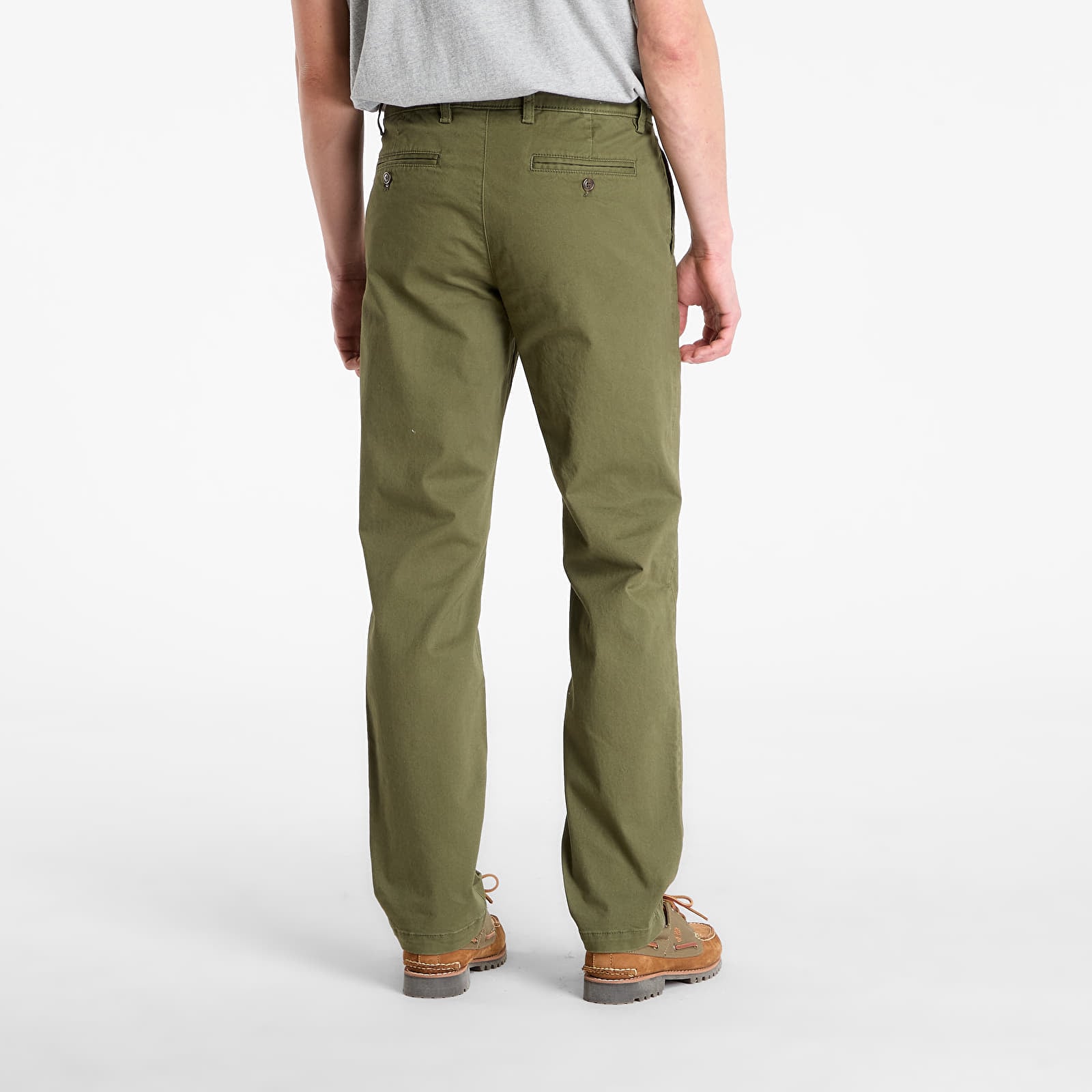 Pantalon GAP V-Essential Khaki Straight Fit Olive