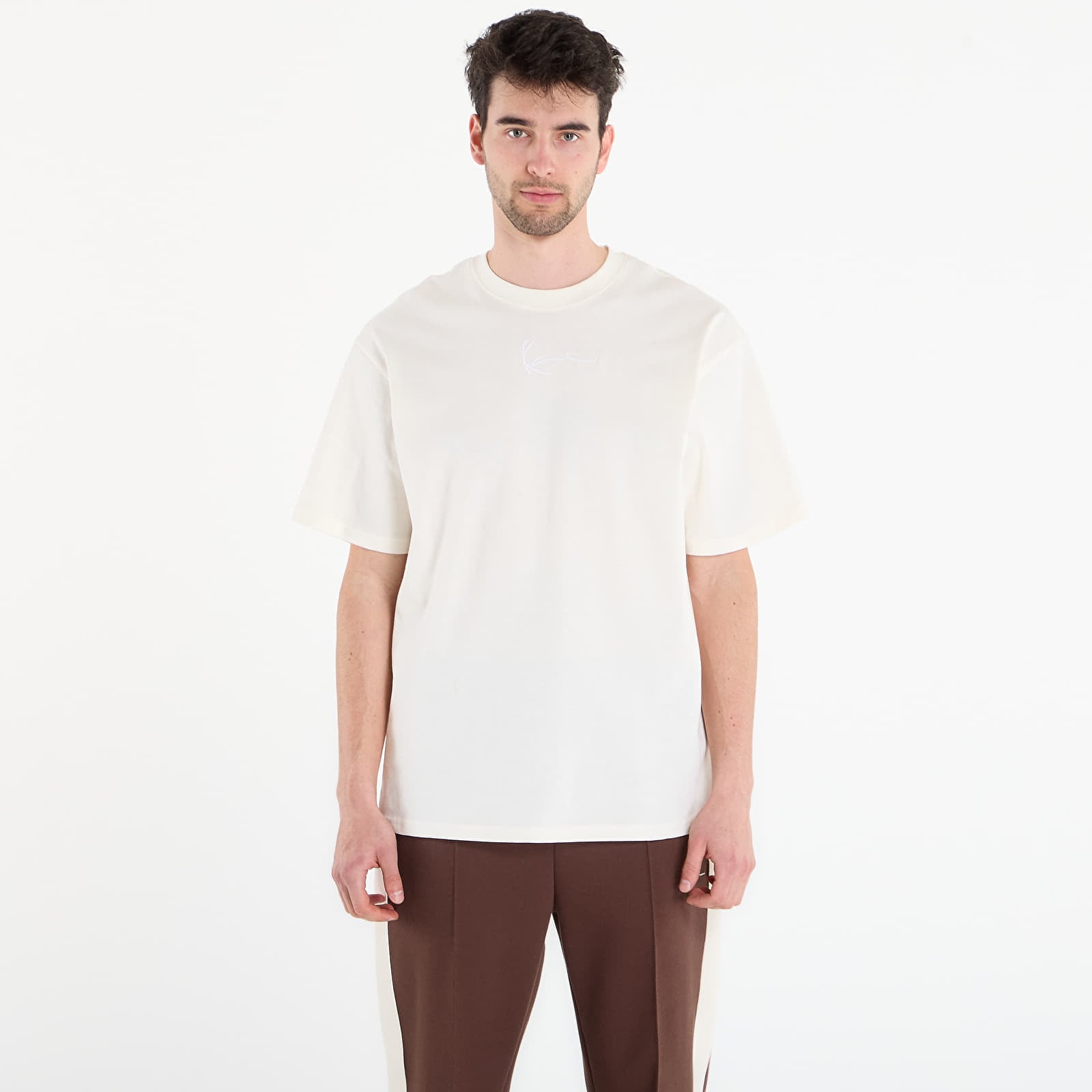Тениска Karl Kani Small Signature Essential Tee Off White XS