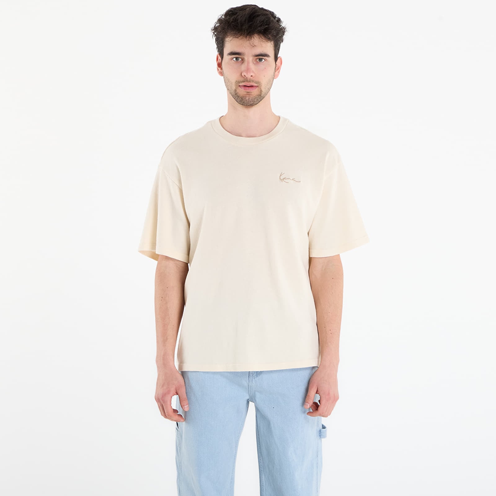 T-shirt Karl Kani Signature Washed Oversized T-Shirt White L