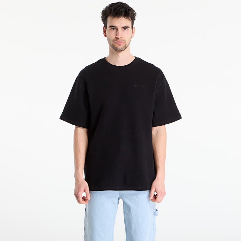 Tricou Karl Kani Signature Waffle T-Shirt Black