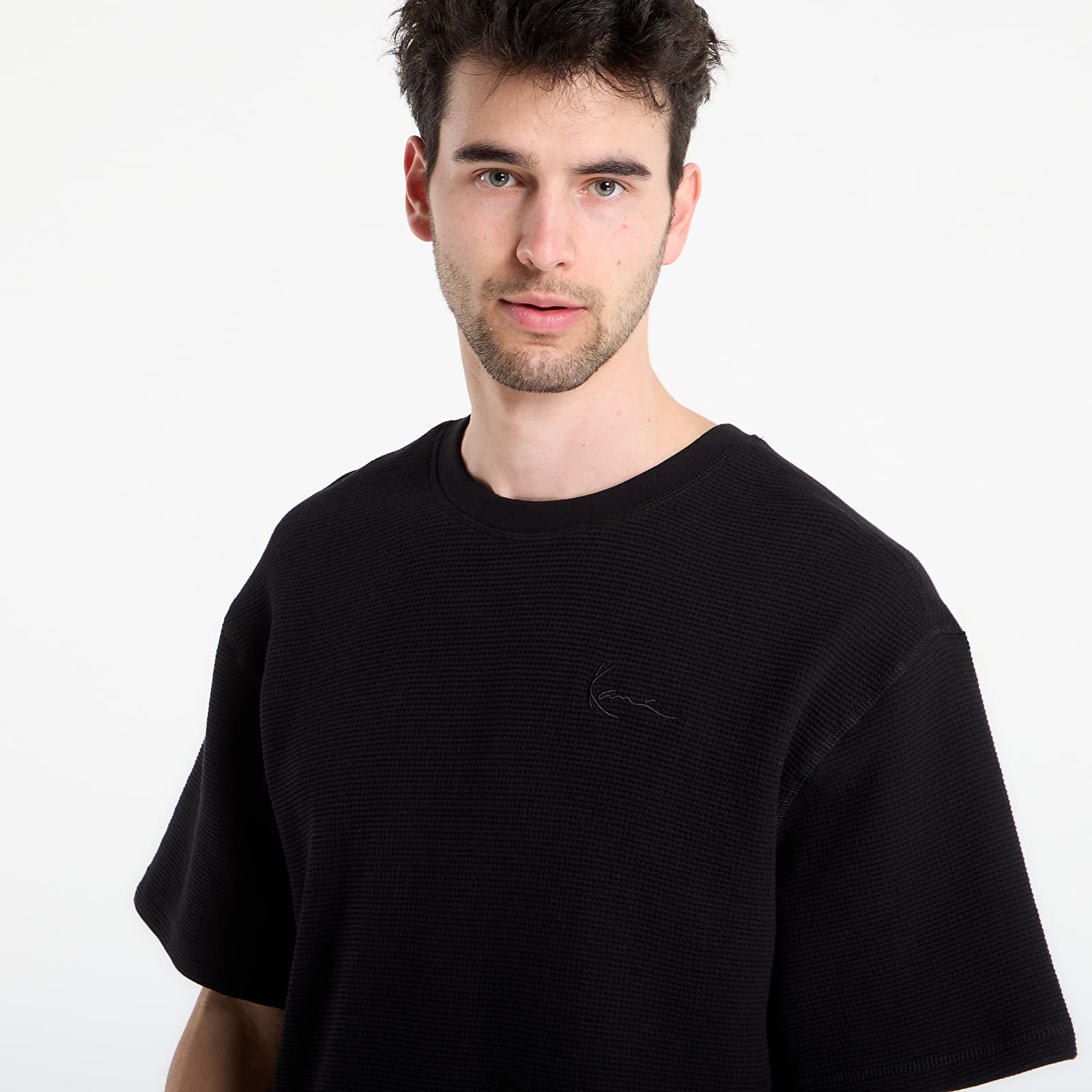T-shirts Karl Kani Signature Waffle T-Shirt Black