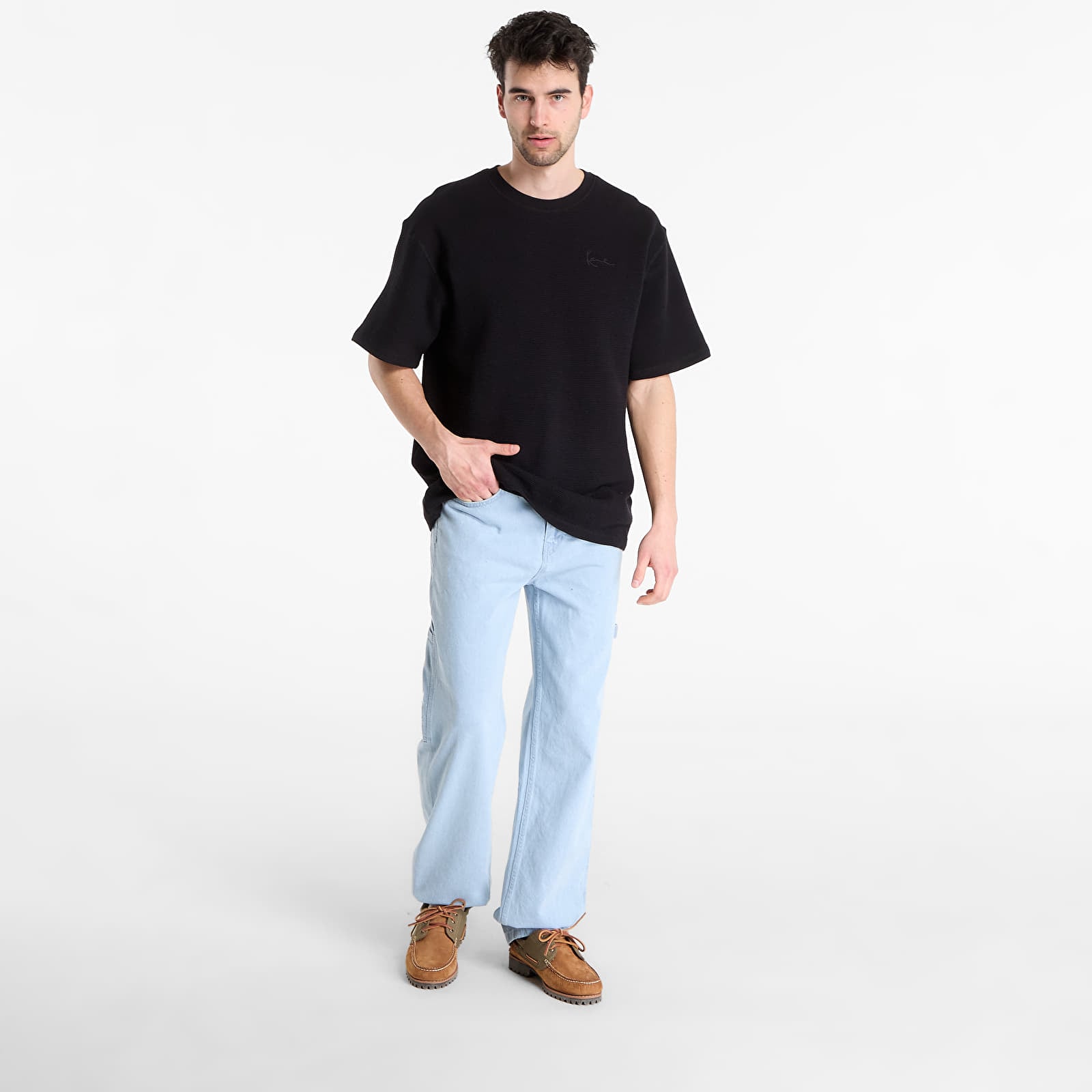 T-shirts Karl Kani Signature Waffle T-Shirt Black