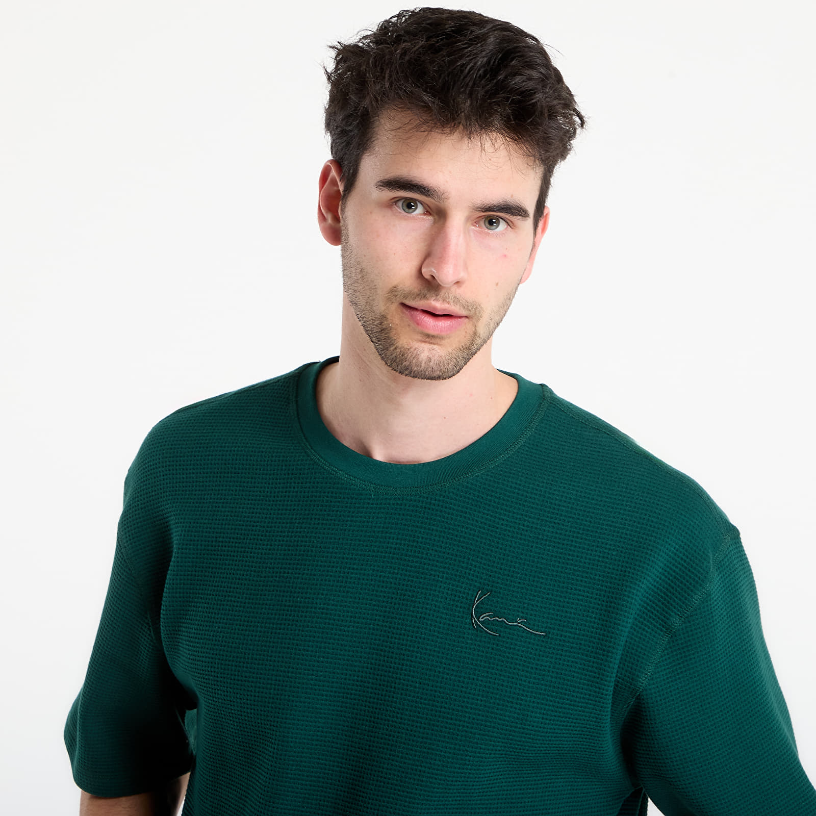 T-shirts Karl Kani Signature Waffle T-Shirt Green