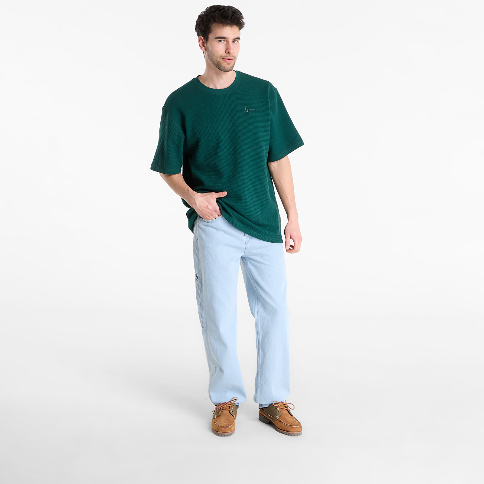T-shirts Karl Kani Signature Waffle T-Shirt Green