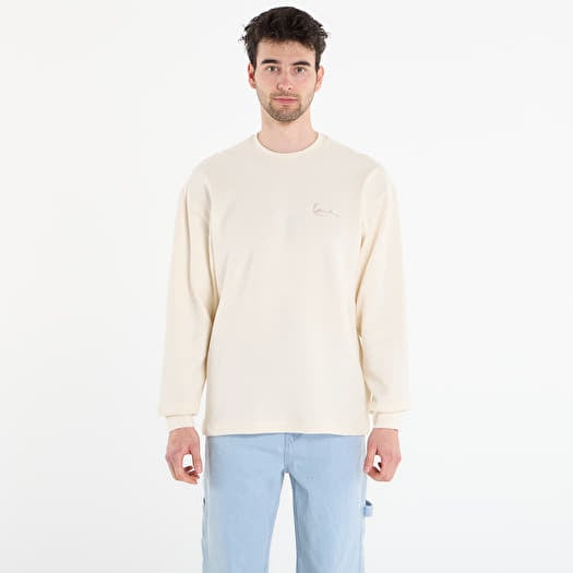Футболка Karl Kani Signature  Waffle Longsleeve White
