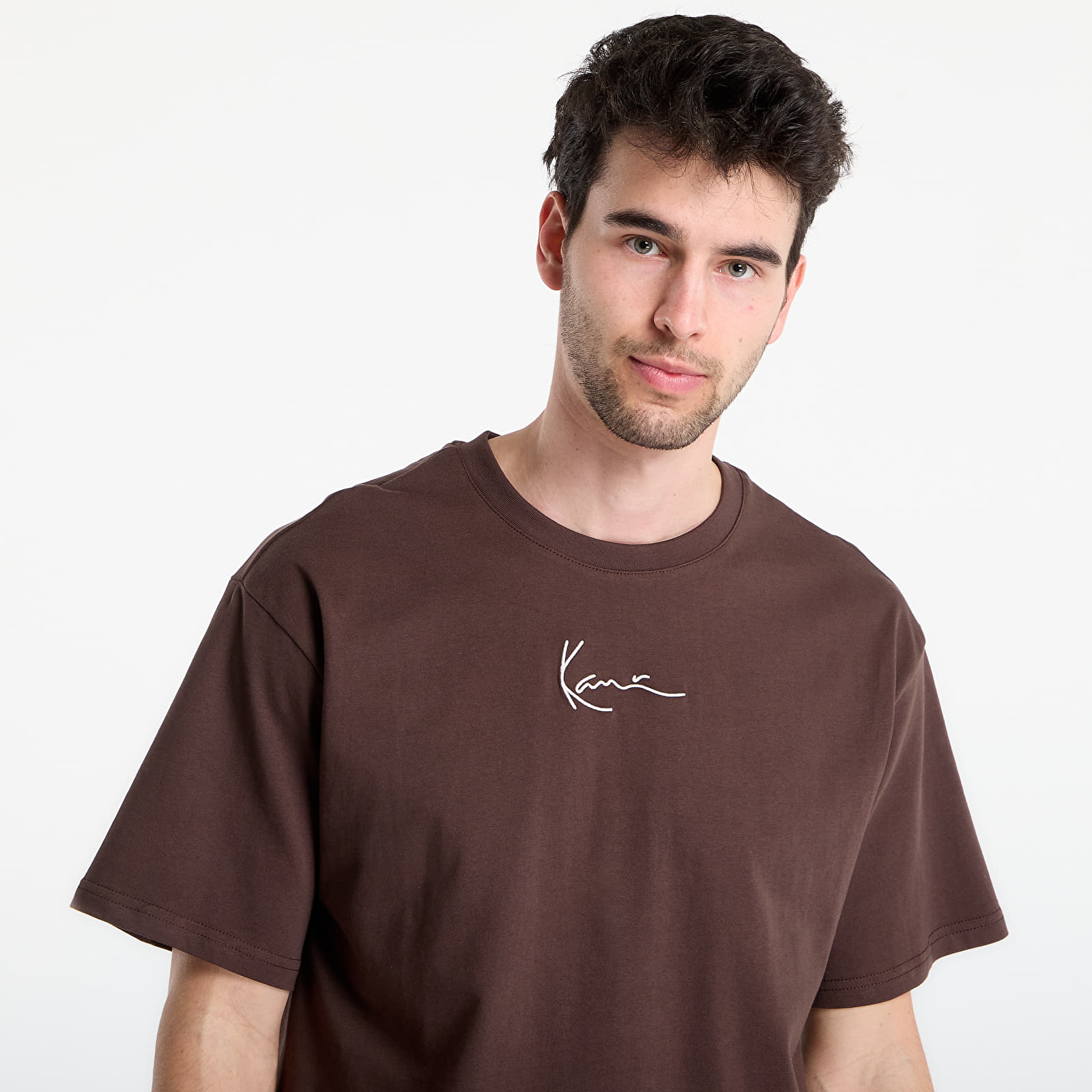 T-skjorter Karl Kani Small Signature Essential Tee Brown