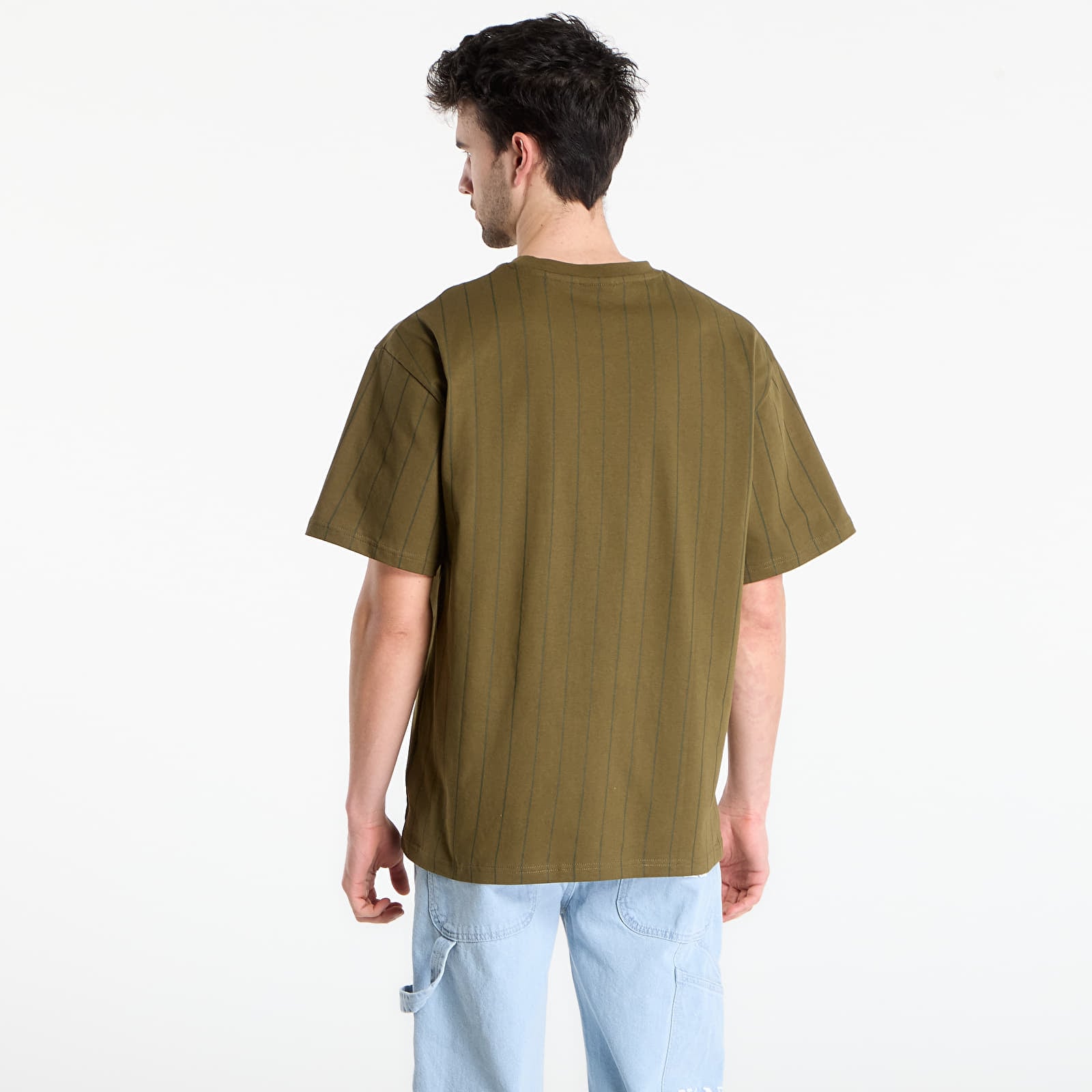 T-shirts Karl Kani Small Signature Essential Pinstripe Tee Green