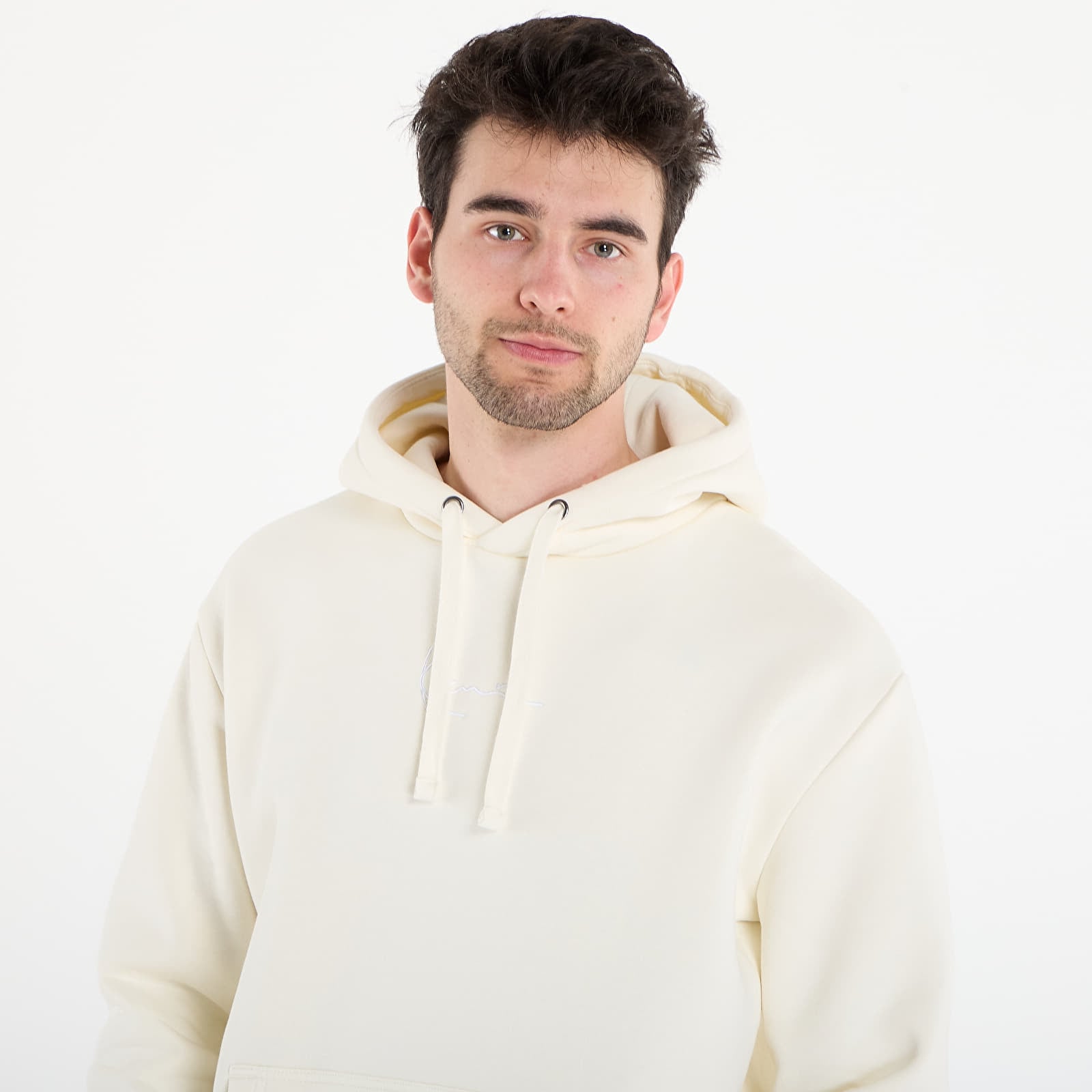 Hoodies and sweatshirts  Karl Kani Small Signature Essential Hoodie Off White