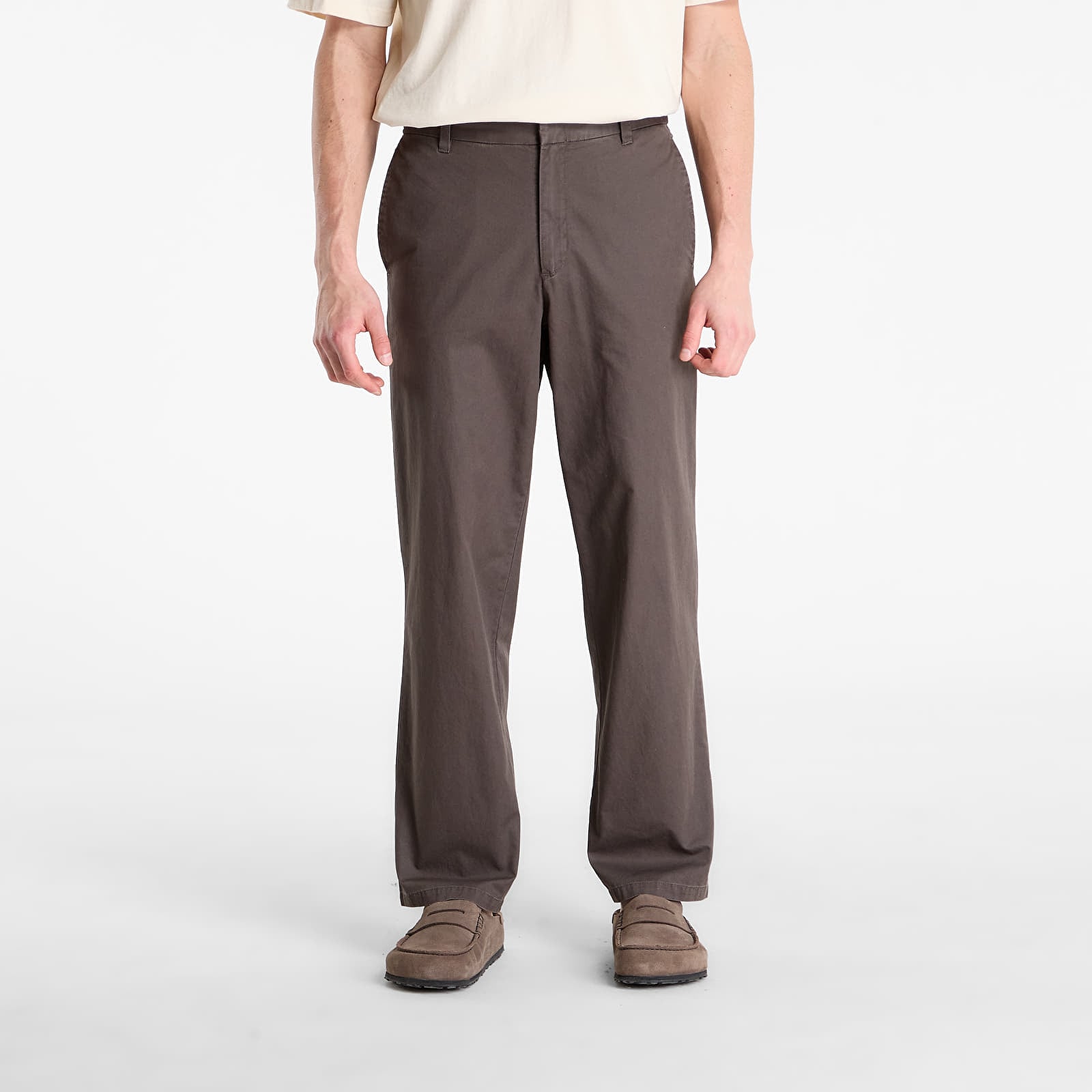 Nadrágok Samsøe Samsøe Sanoah Flex Trousers Black Olive