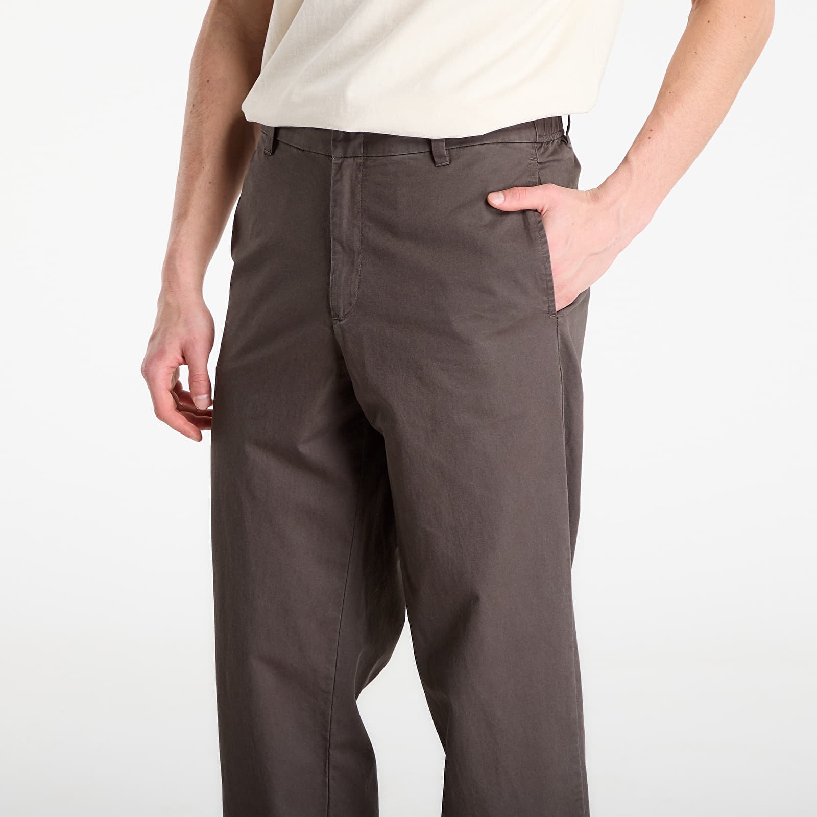 Nadrágok Samsøe Samsøe Sanoah Flex Trousers Black Olive