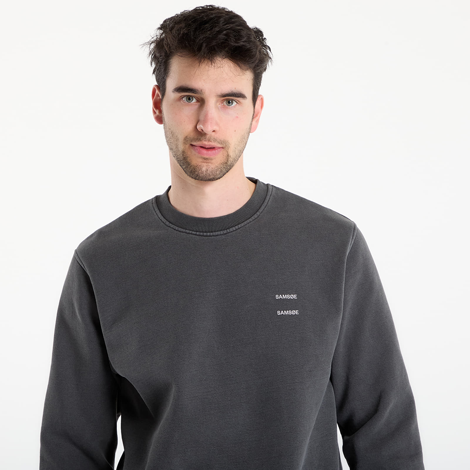 Hupparit ja collegepaidat Samsøe Samsøe Sajoel Sweatshirt Black