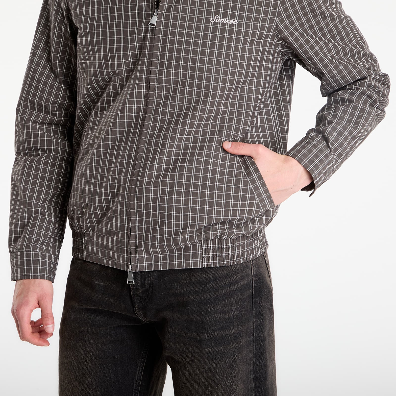 Jakker Samsøe Samsøe Sabeck Jacket Black Olive Ch.