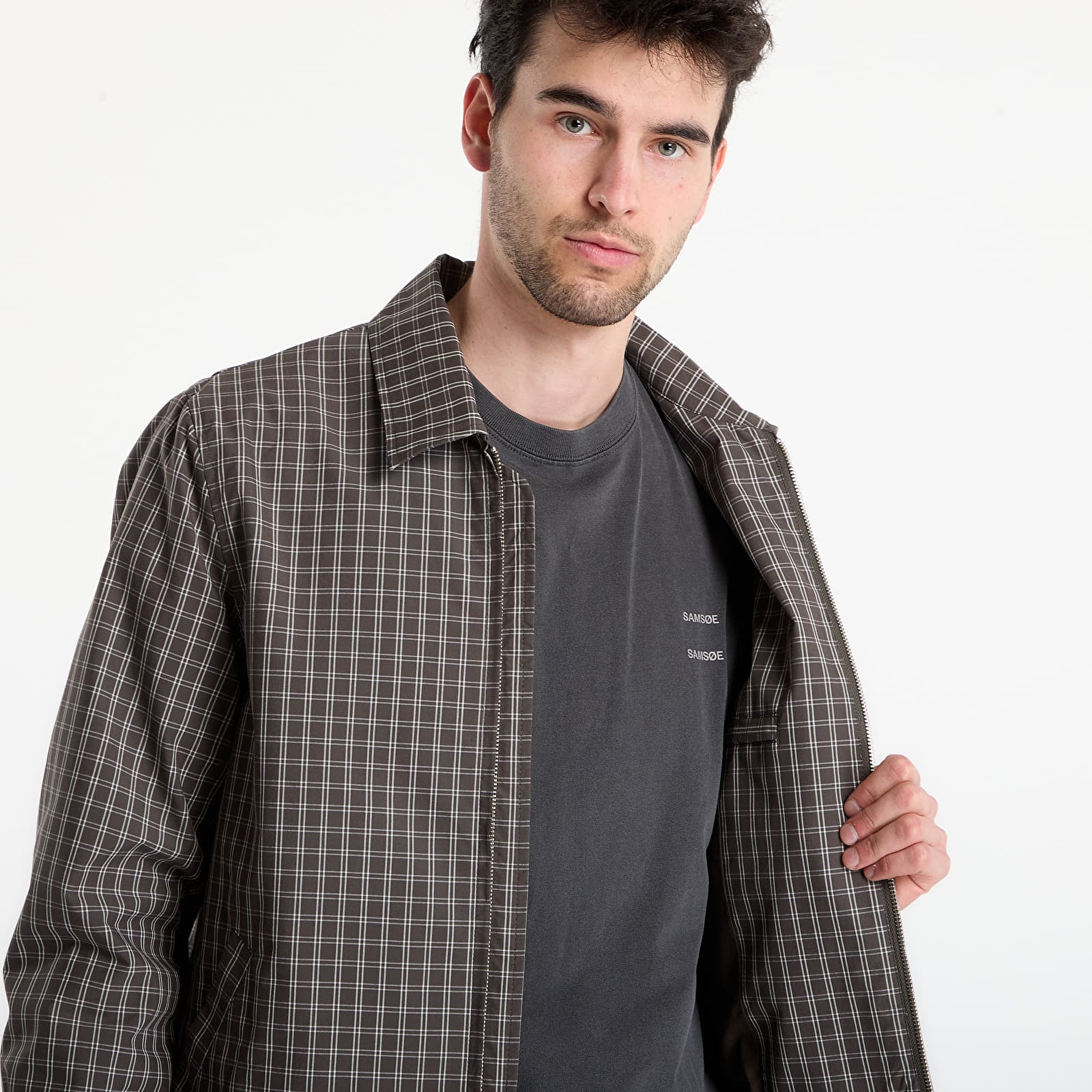 Jakker Samsøe Samsøe Sabeck Jacket Black Olive Ch.