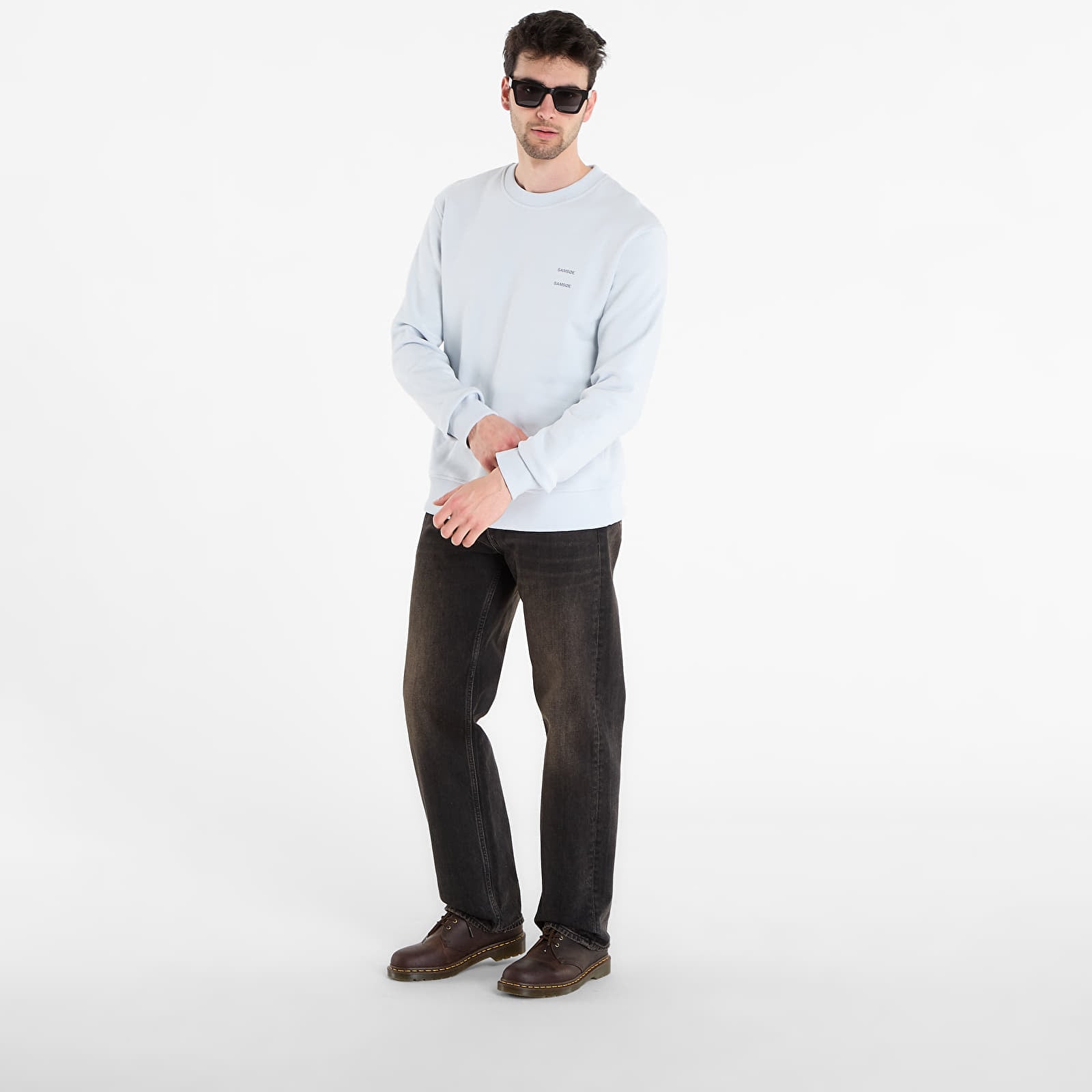 Hoodies och sweatshirts Samsøe Samsøe Joel Crew Neck Skywriting