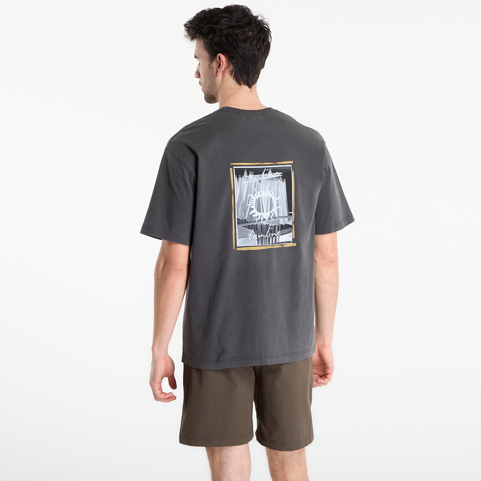 T-krekli Samsøe Samsøe Sagergei T-Shirt Black Tanline